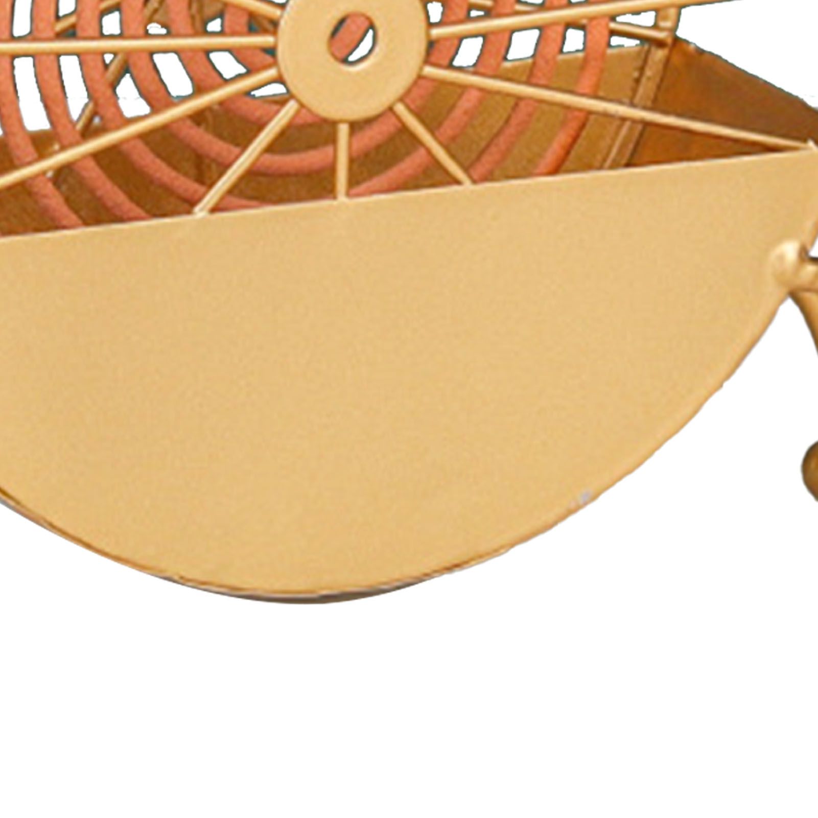 Metal Coil Holder Windmill Shape Fireproof Decorative Incense Coil Rack view 5