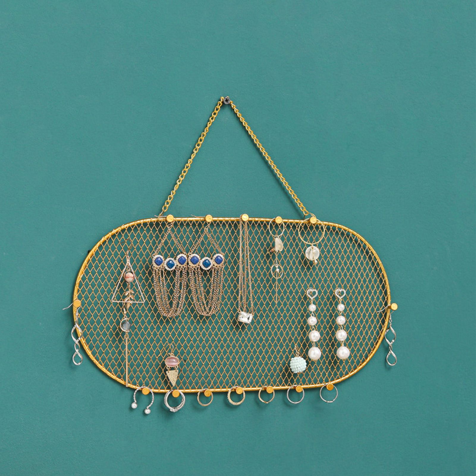 Earring Wall Holder Wall Mounted Earring Organizer Jewelry Display Rack for view 8
