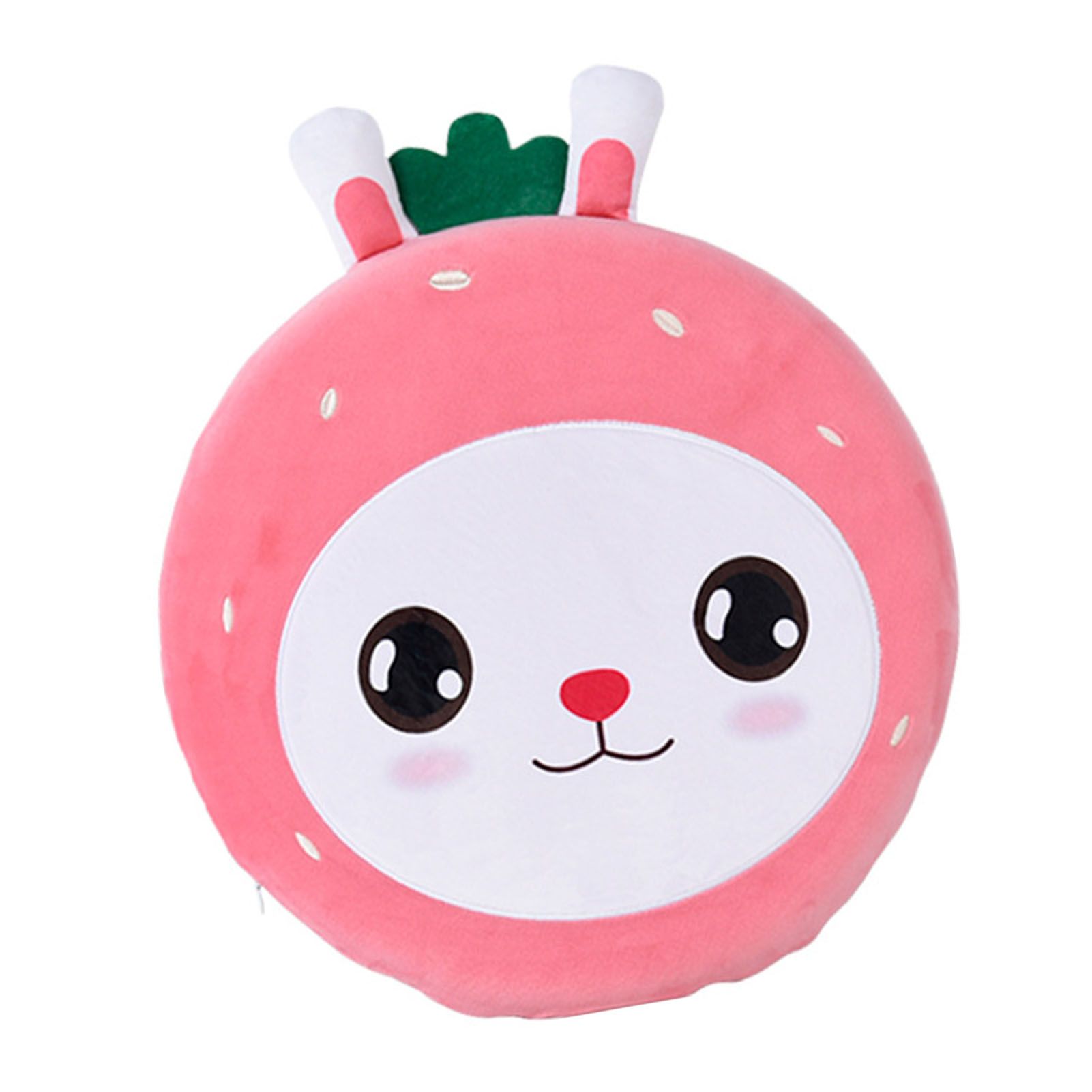 Round Floor Cushion Cute Cartoon Strawberry Rabbit Soft Skin Friendly Slip view 10
