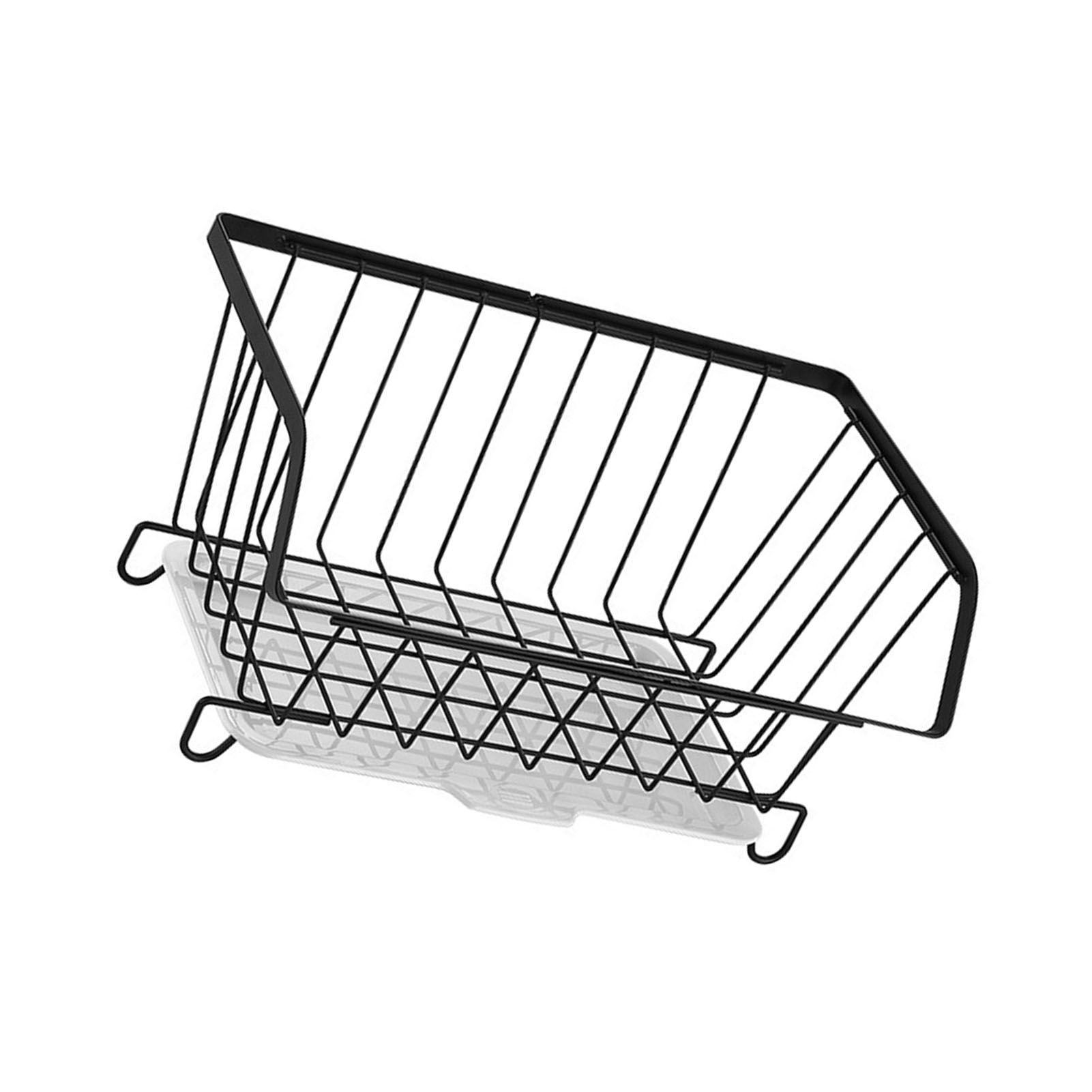Kitchen Storage Basket Multifunctional Wall Mounted Punch Free Fruit and view 6