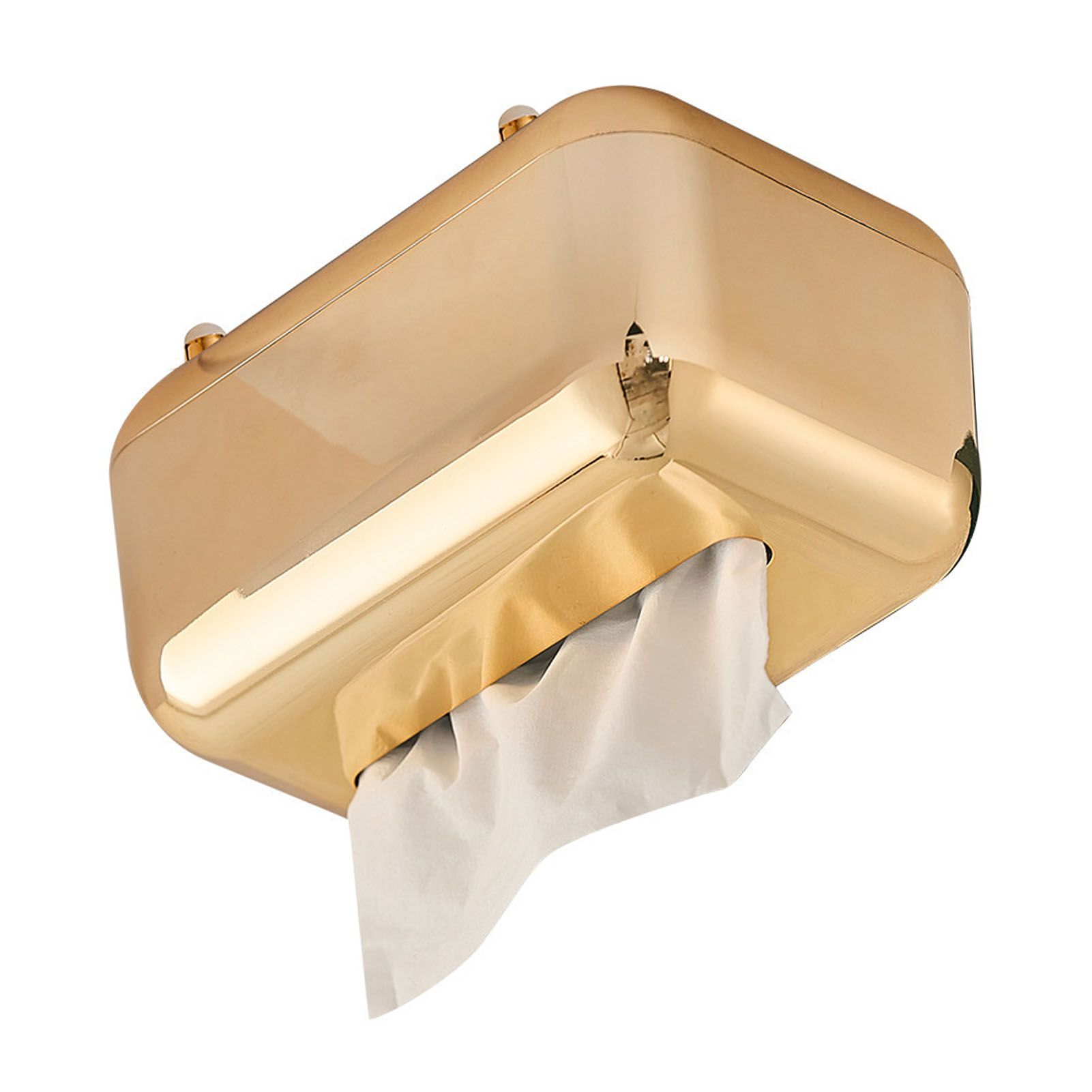 Electroplating Tissue Box Household Desktop Innovative Tissue Storage Box view 5