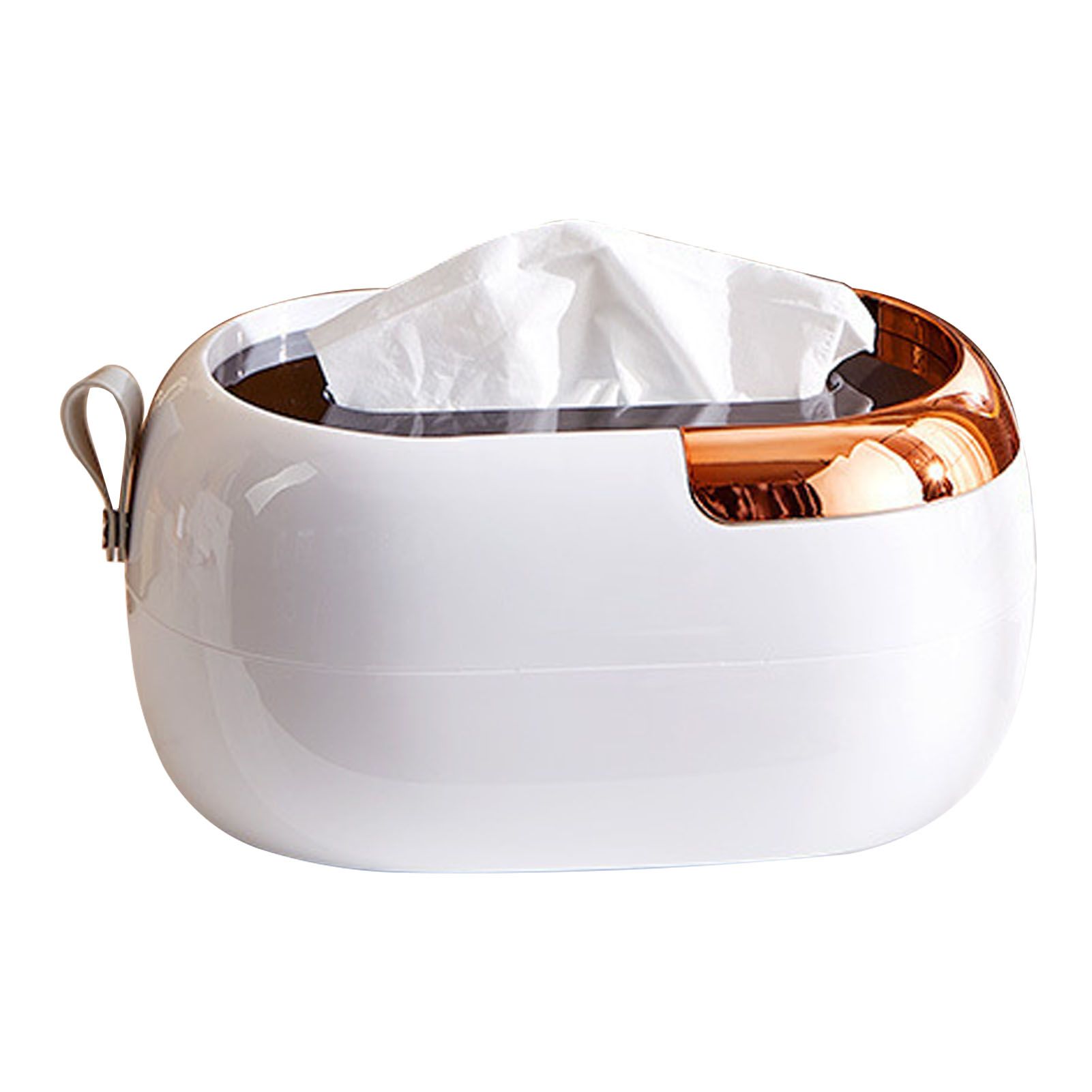 Desktop Tissue Holder Simple Large Capacity Wall Mounted Spring Lifting Tissue view 2