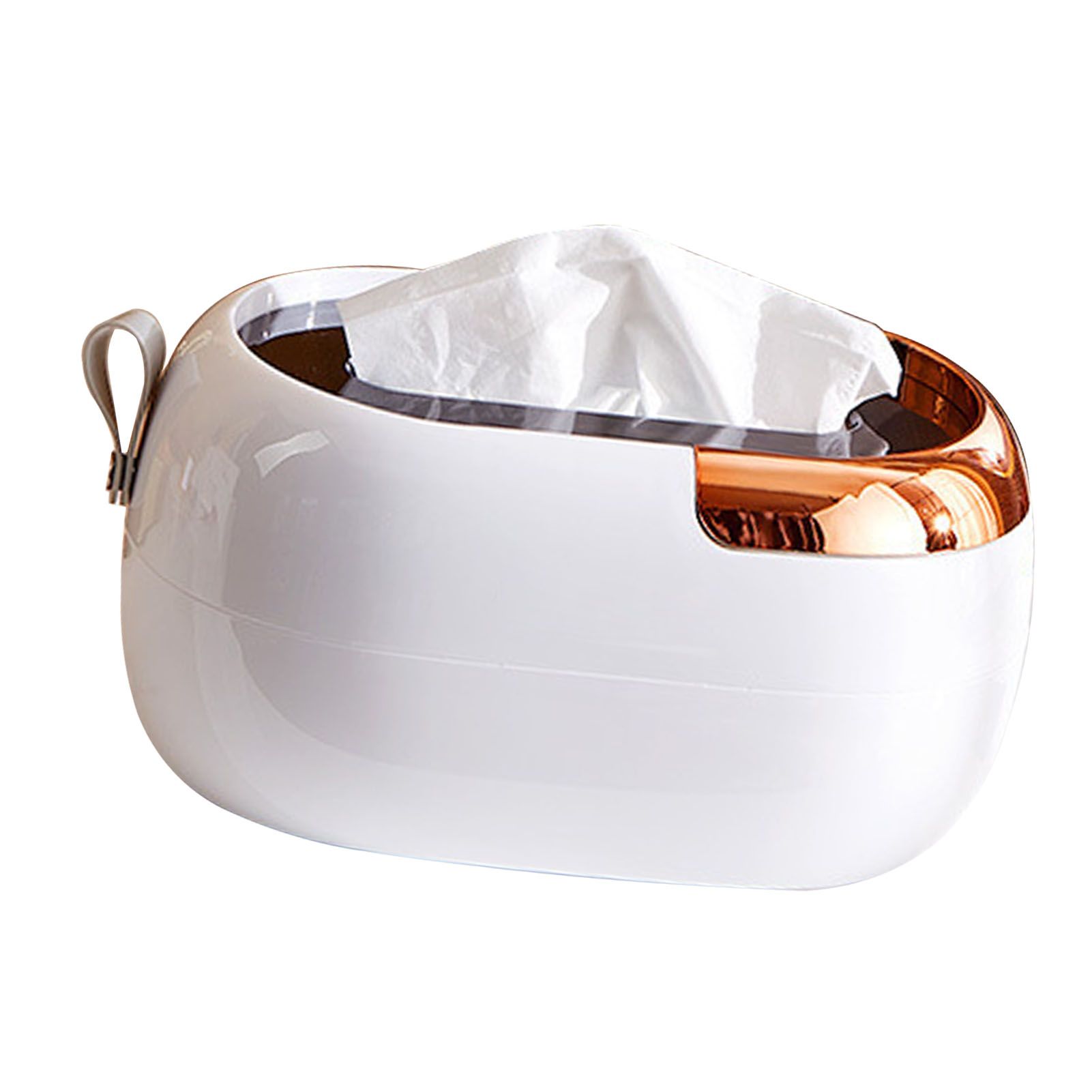 Desktop Tissue Holder Simple Large Capacity Wall Mounted Spring Lifting Tissue view 4