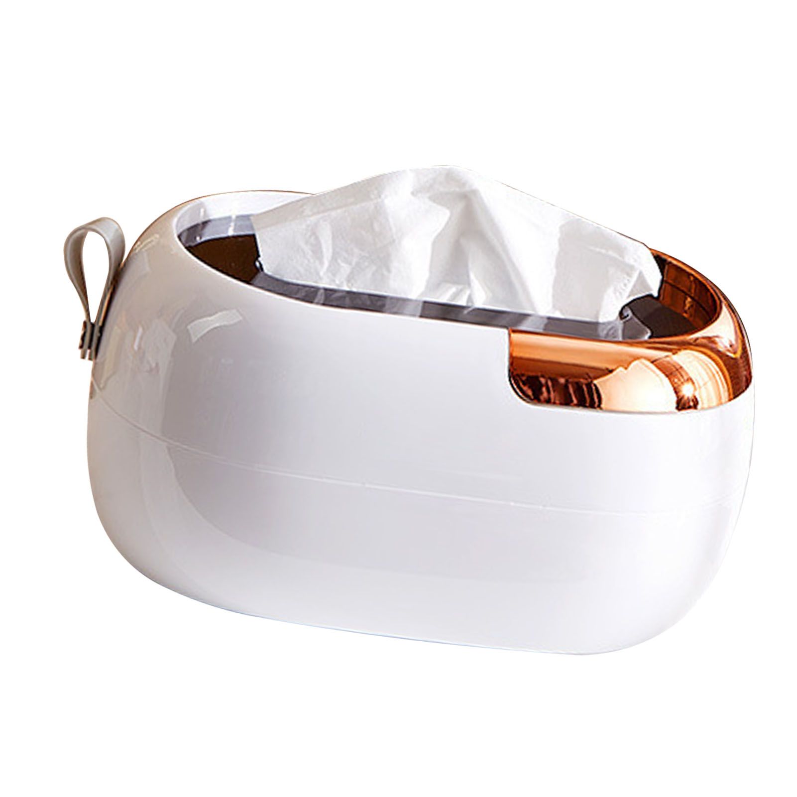 Desktop Tissue Holder Simple Large Capacity Wall Mounted Spring Lifting Tissue view 7