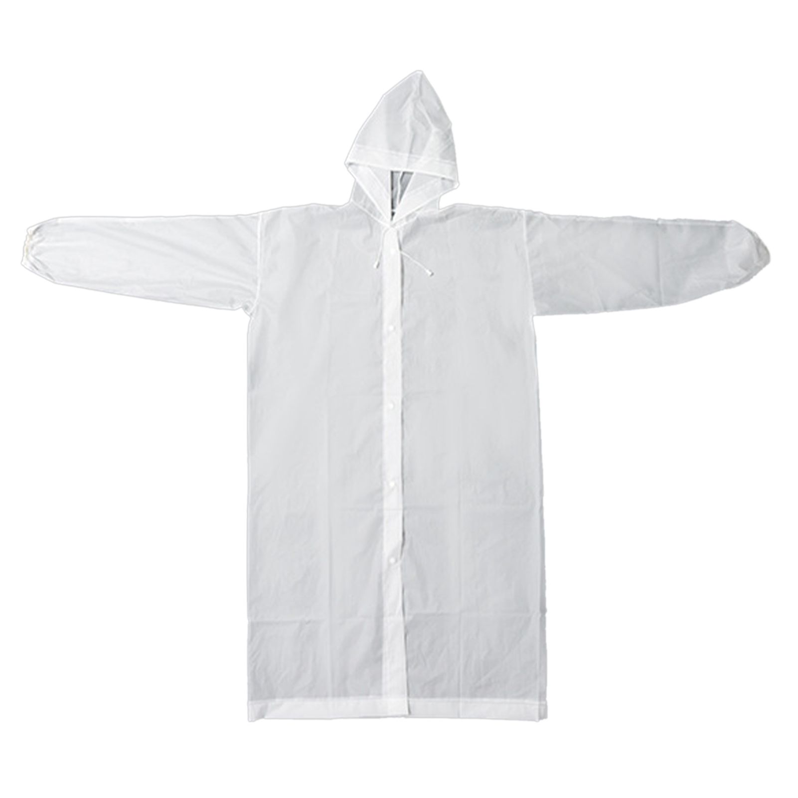 Adult Rain Poncho Reusable EVA Raincoat Thickened Waterproof Rain Gear with view 3
