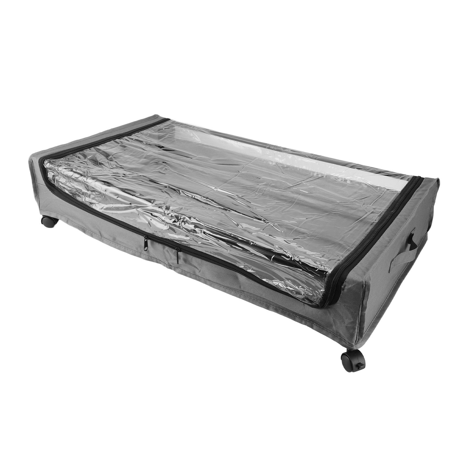 Under Bed Storage Container Large Capacity Space Saving 4 Wheels Under Bed view 9