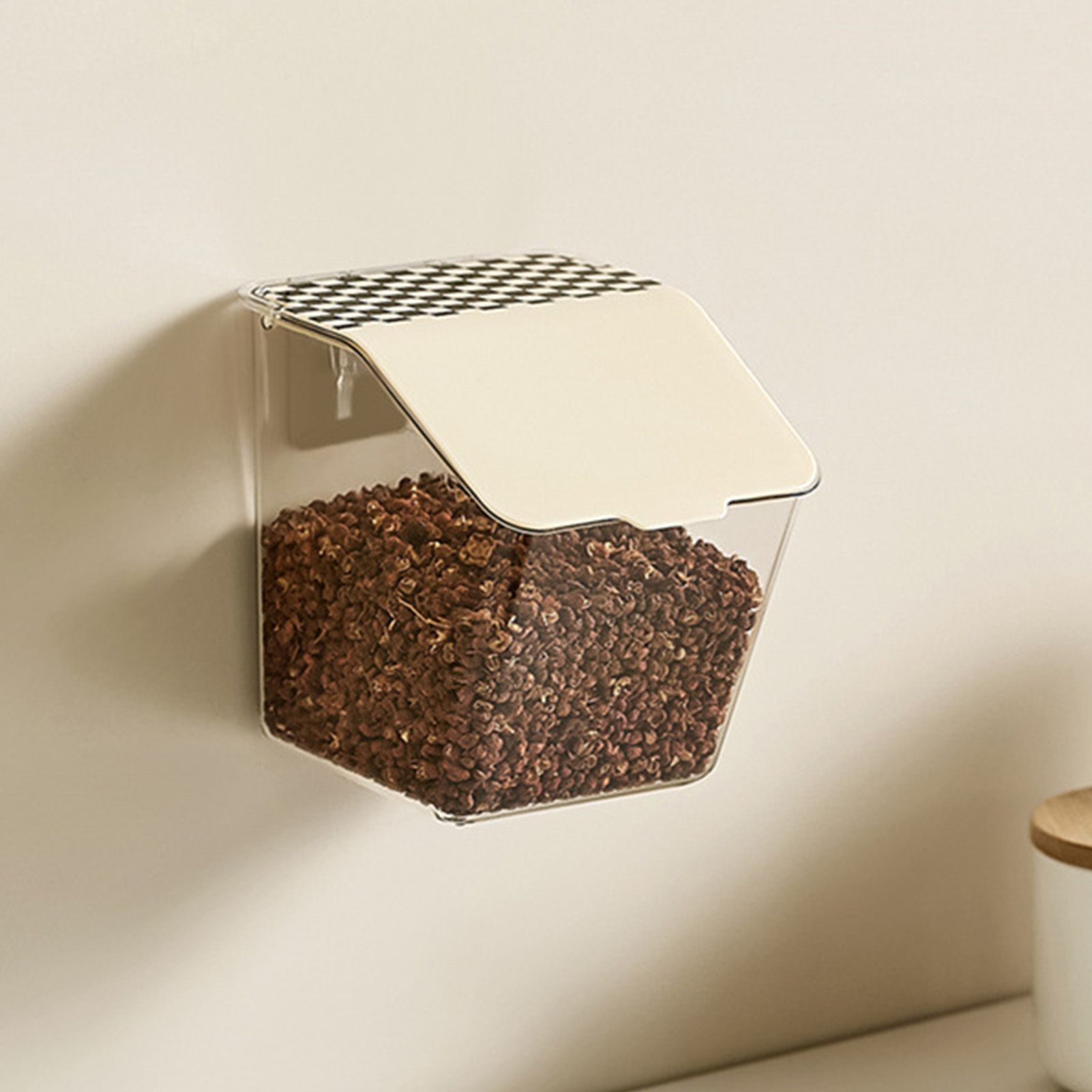 Kitchen Spice Storage Box Sealed Wall Mounted Pepper Dry Chili Seasoning Box view 6