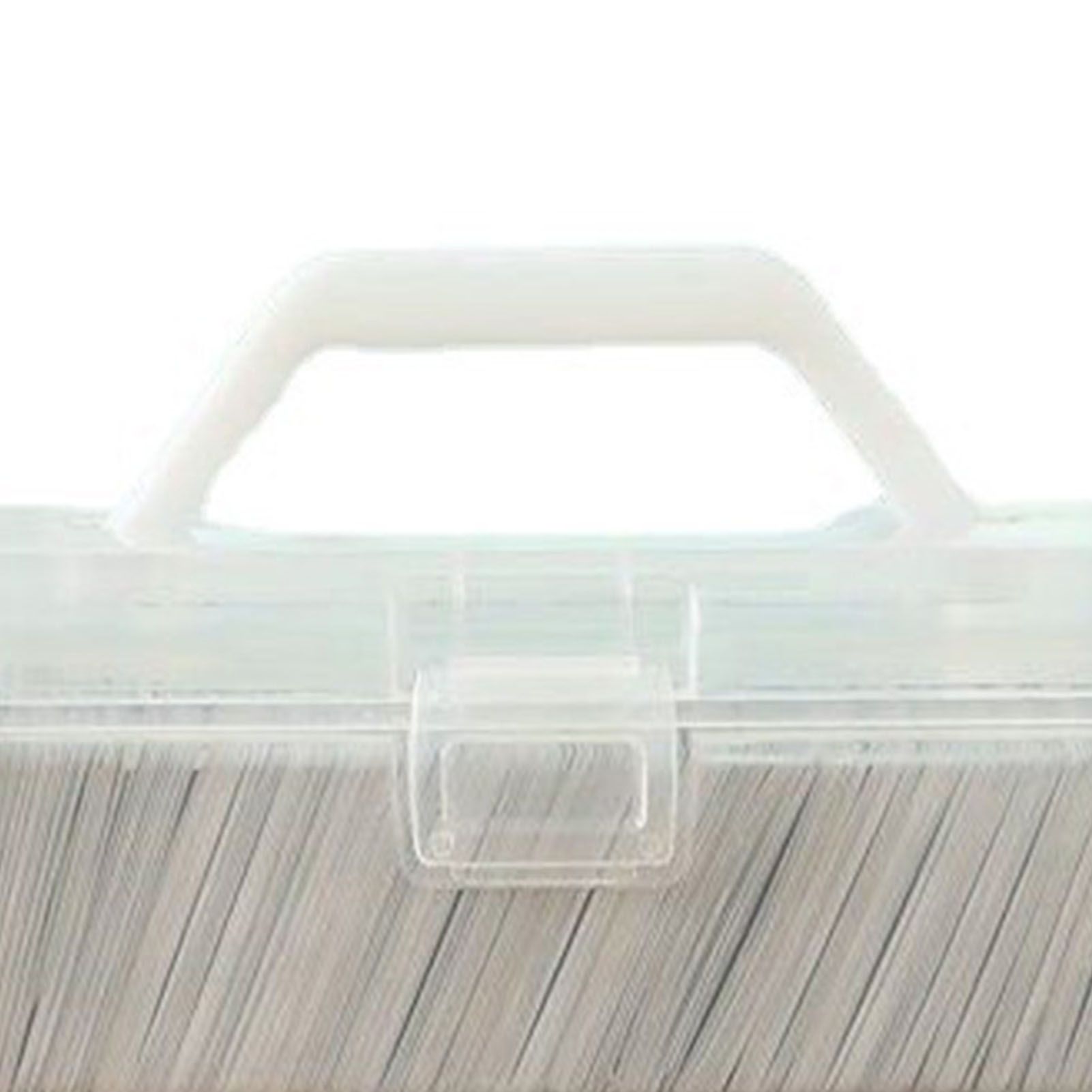 Game Card Organizer Plastic Handheld Flip Lid Large Capacity Transparent view 6