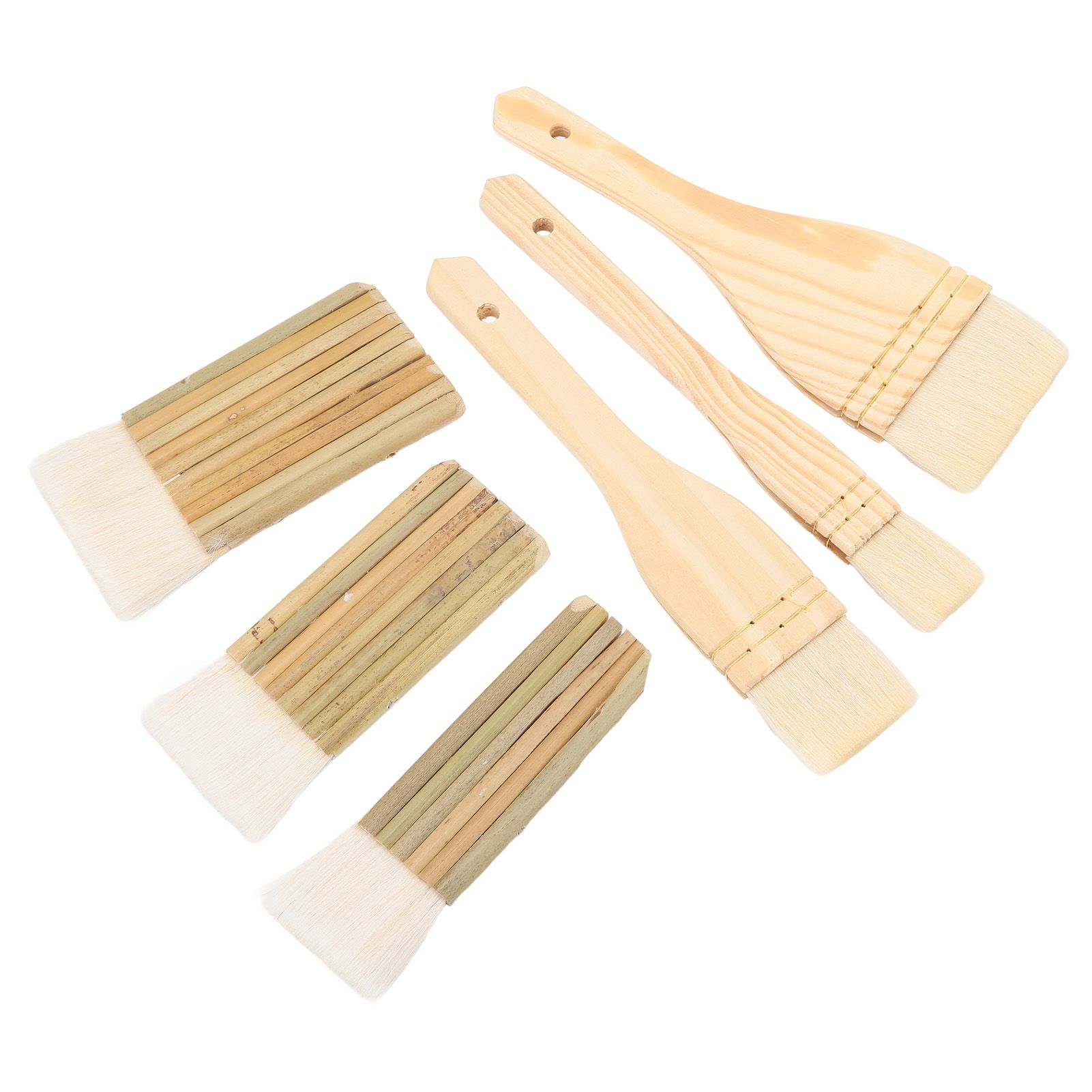 6pcs Pottery Glaze Brushes Professional Paint Brush Artist Painting Brushes view 6