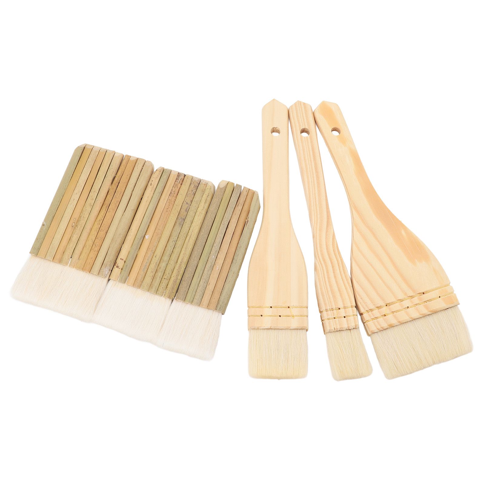 6pcs Pottery Glaze Brushes Professional Paint Brush Artist Painting Brushes view 8