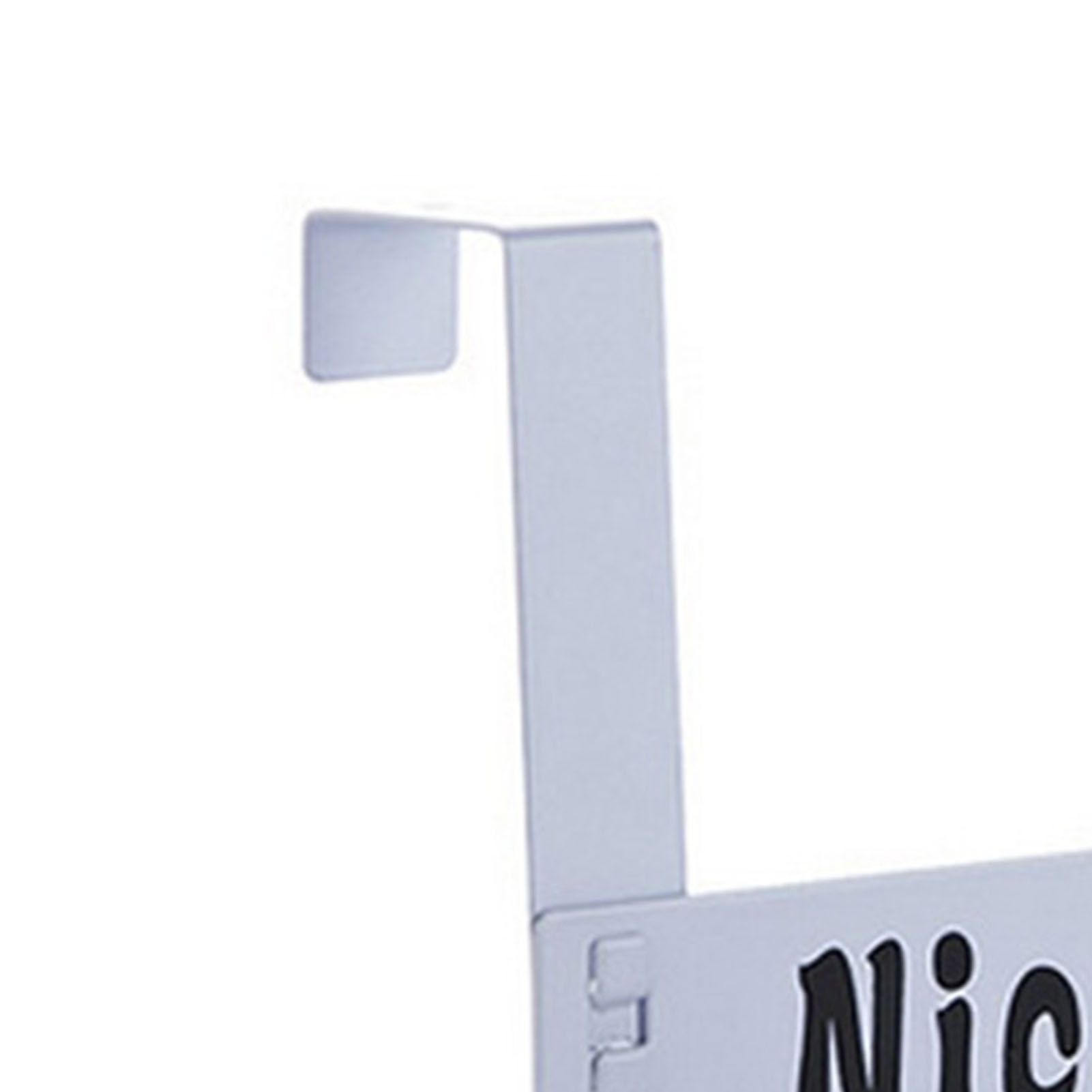 6 Hooks Over The Door Hooks Strong Load Bearing Capacity Space Saving Metal view 7