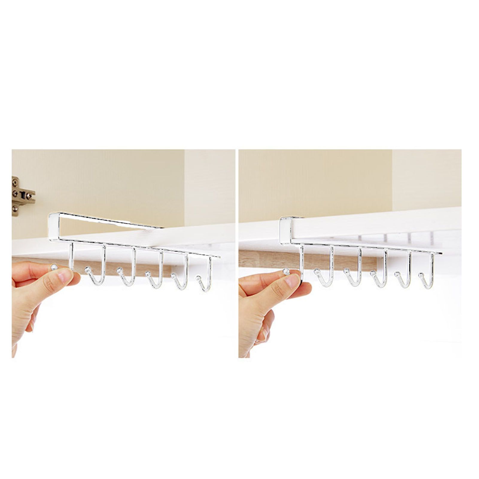 Mug Cups Wine Glasses Storage Hooks Kitchen Utensil Ties Belts Scarf Hanging view 9