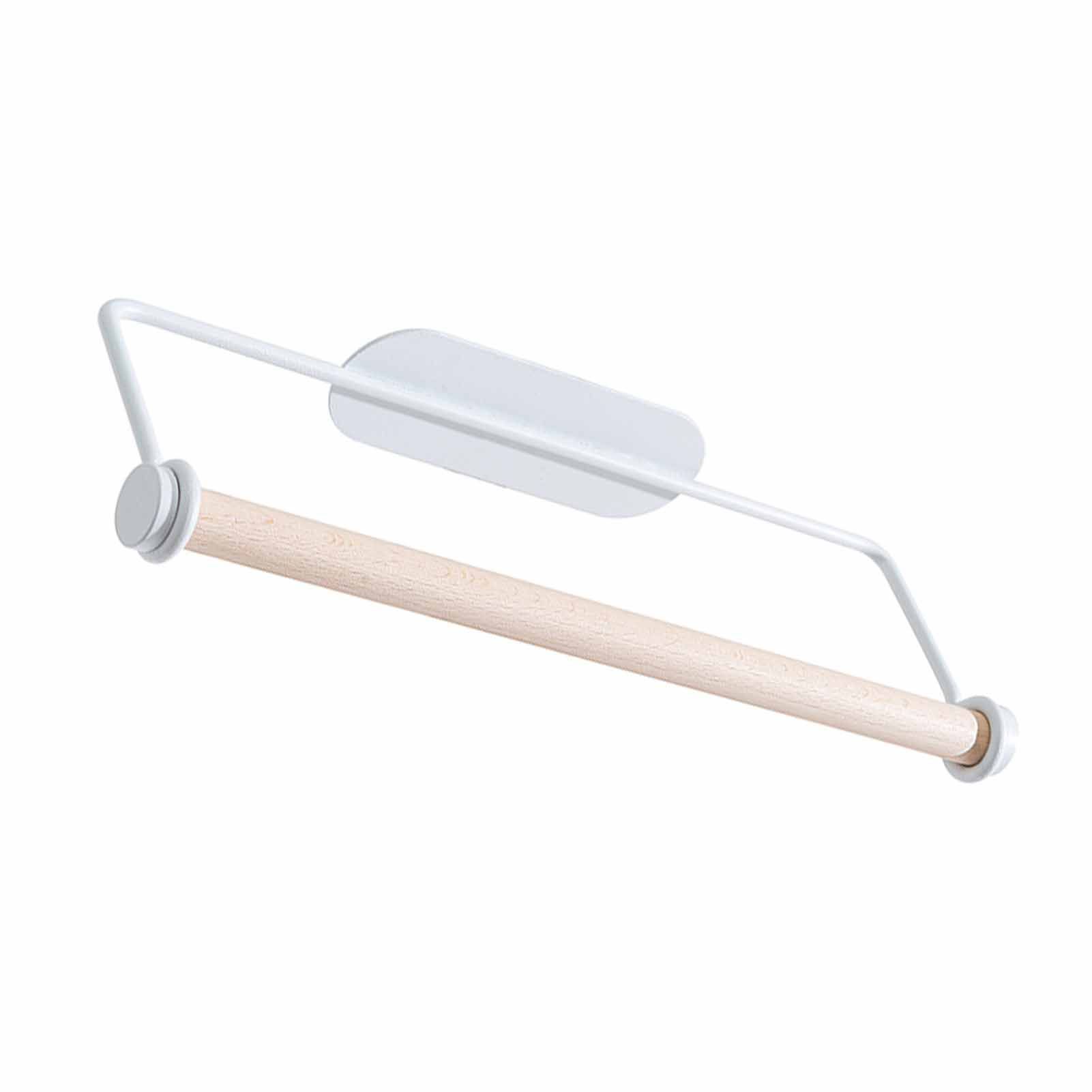 Paper Towel Holder Punch Free Multifunctional Iron Wall Mounted Cling Film view 6