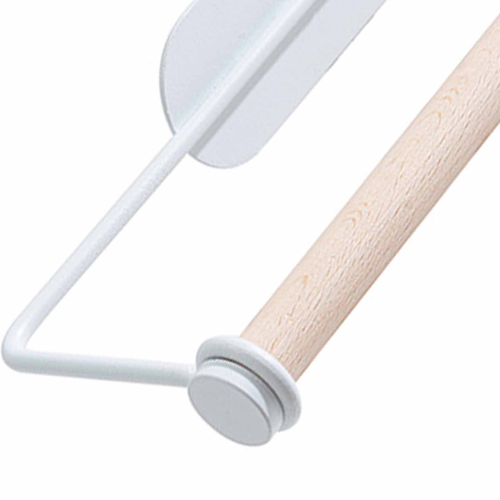 Paper Towel Holder Punch Free Multifunctional Iron Wall Mounted Cling Film view 7