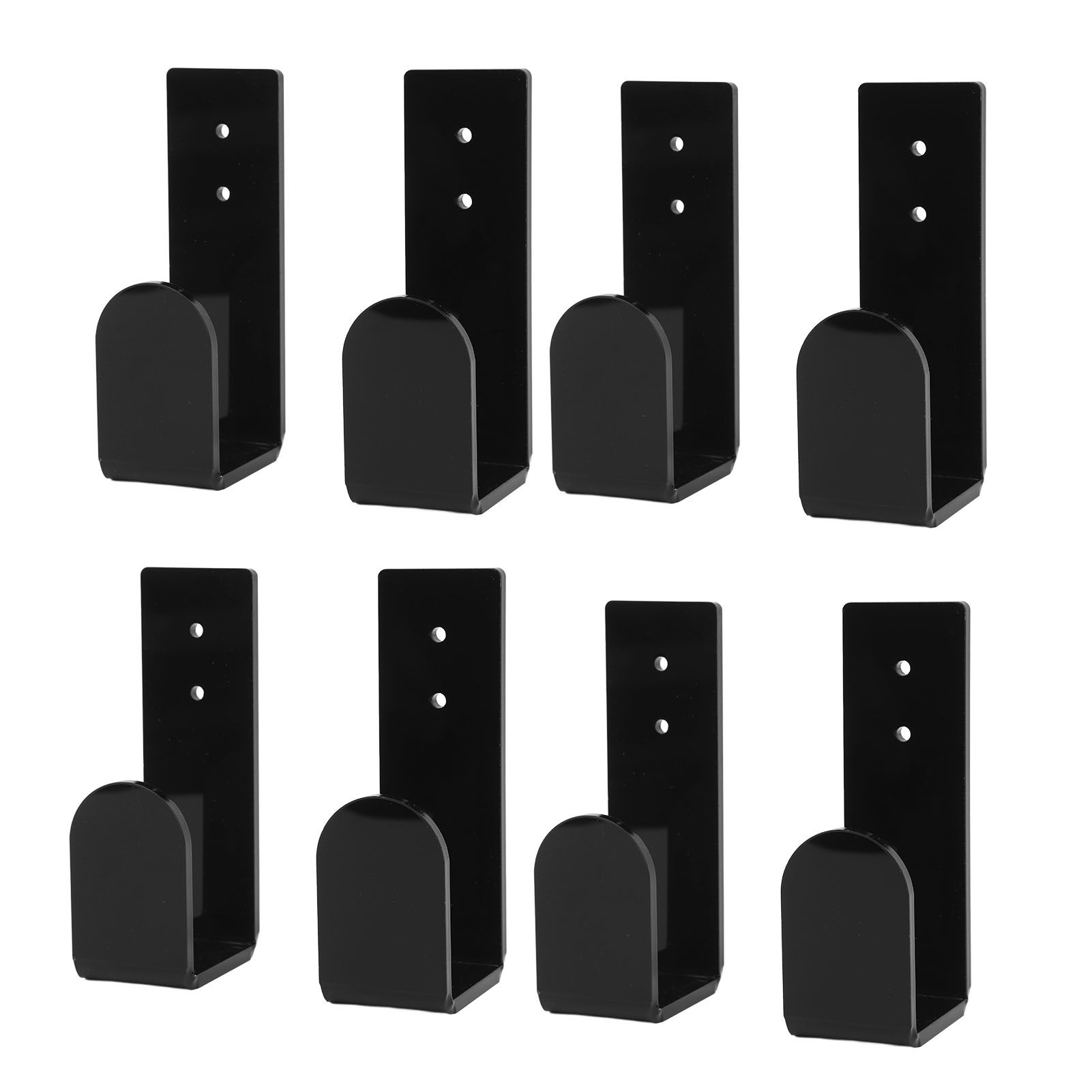 8Pcs Computer Keyboard Holder Acrylic Space Saving Flexible Keyboard Storage Rack