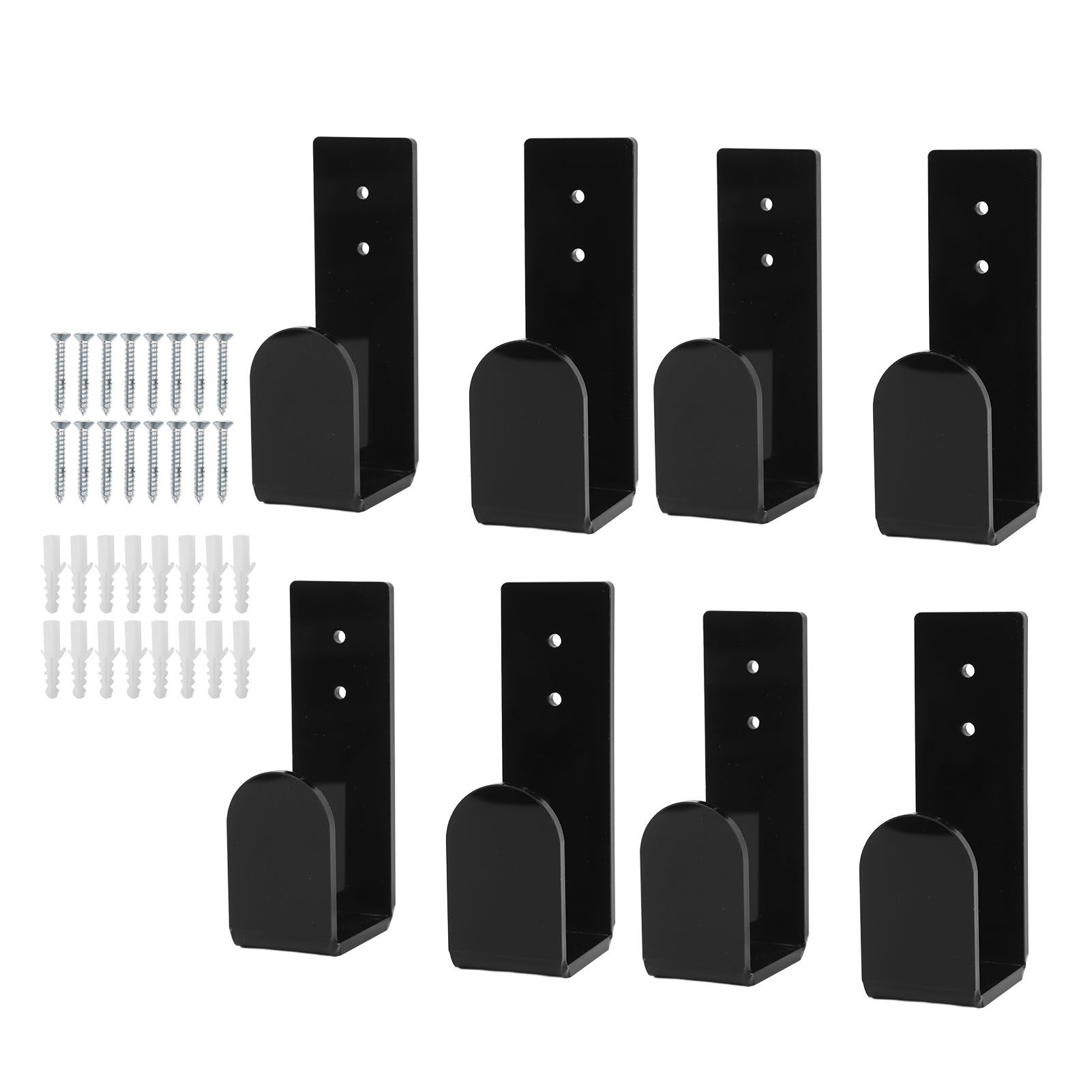 8Pcs Computer Keyboard Holder Acrylic Space Saving Flexible Keyboard Storage Rack view 3