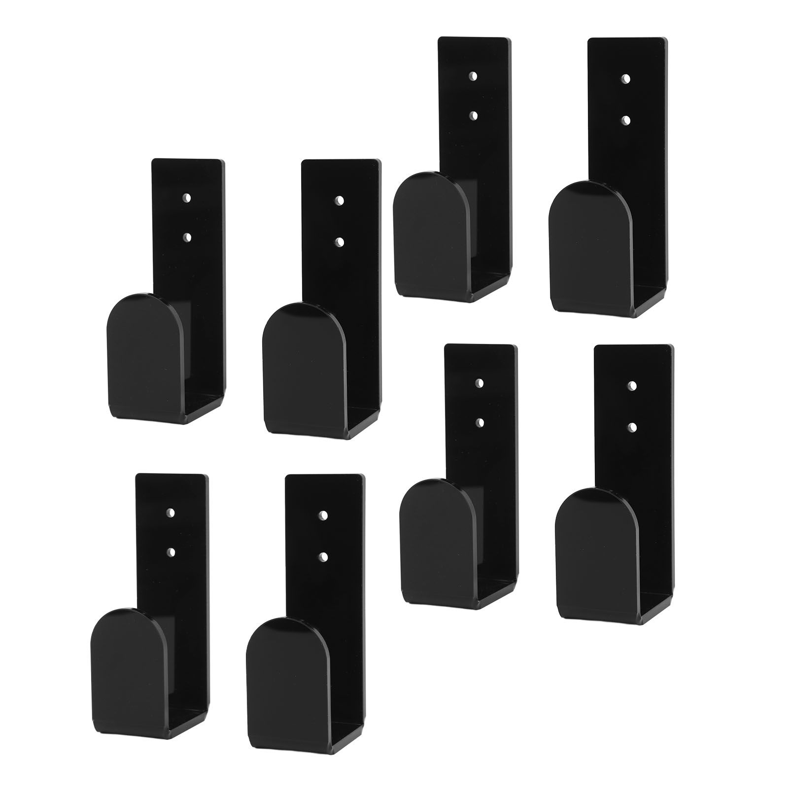 8Pcs Computer Keyboard Holder Acrylic Space Saving Flexible Keyboard Storage Rack view 6
