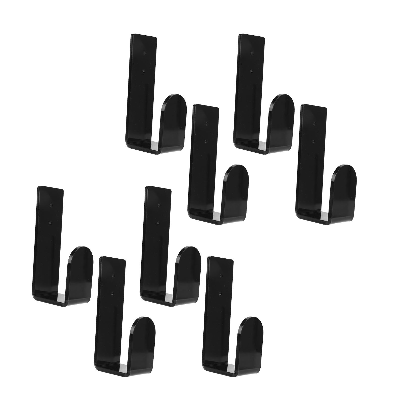 8Pcs Computer Keyboard Holder Acrylic Space Saving Flexible Keyboard Storage Rack view 8