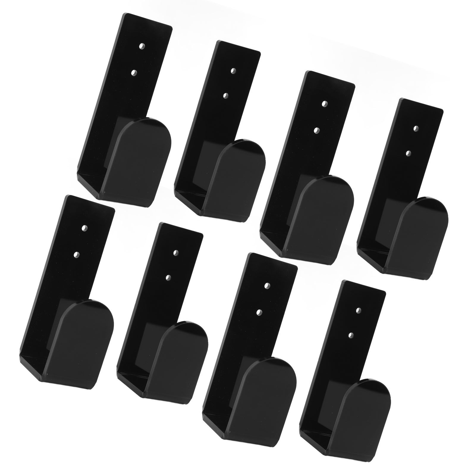 8Pcs Computer Keyboard Holder Acrylic Space Saving Flexible Keyboard Storage Rack view 12