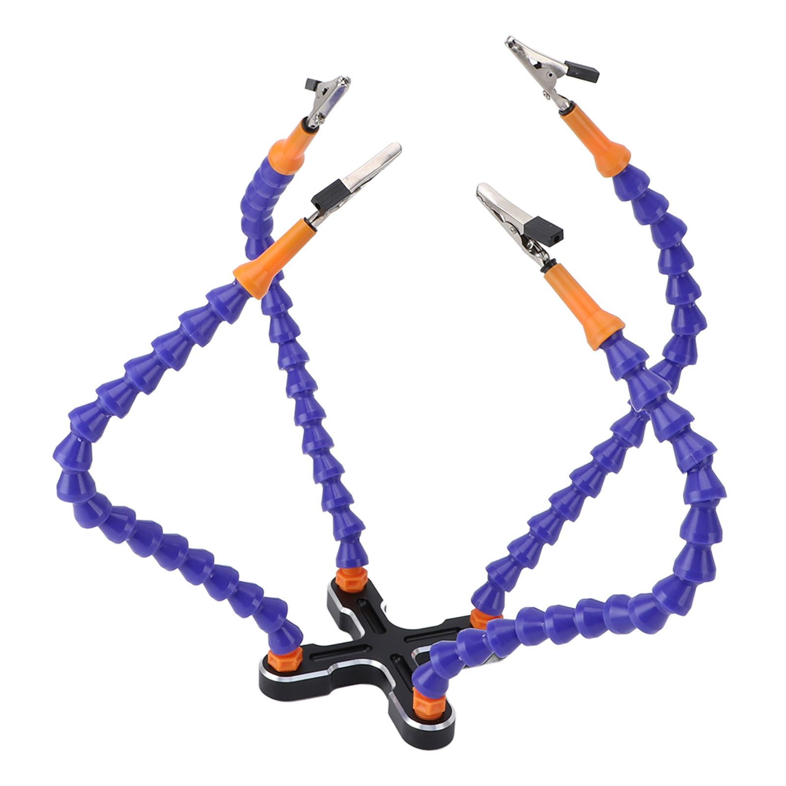 Soldering Helping Hands 4 Flexible Arms Aluminum Alloy Base Third Hand Tools