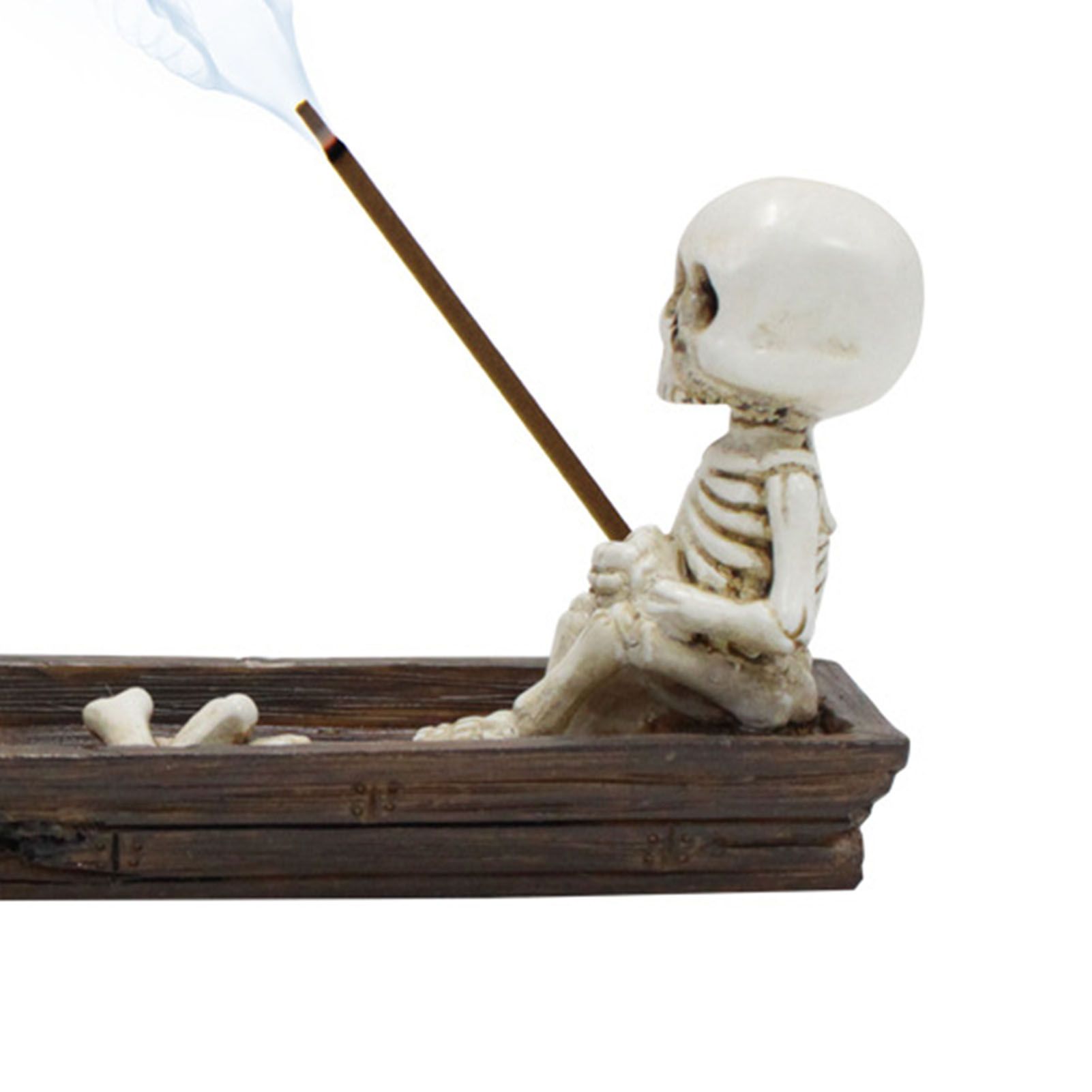 Skeleton Boat Incense Burner Holder Creative Incense Ash Catcher Tray Incense view 5