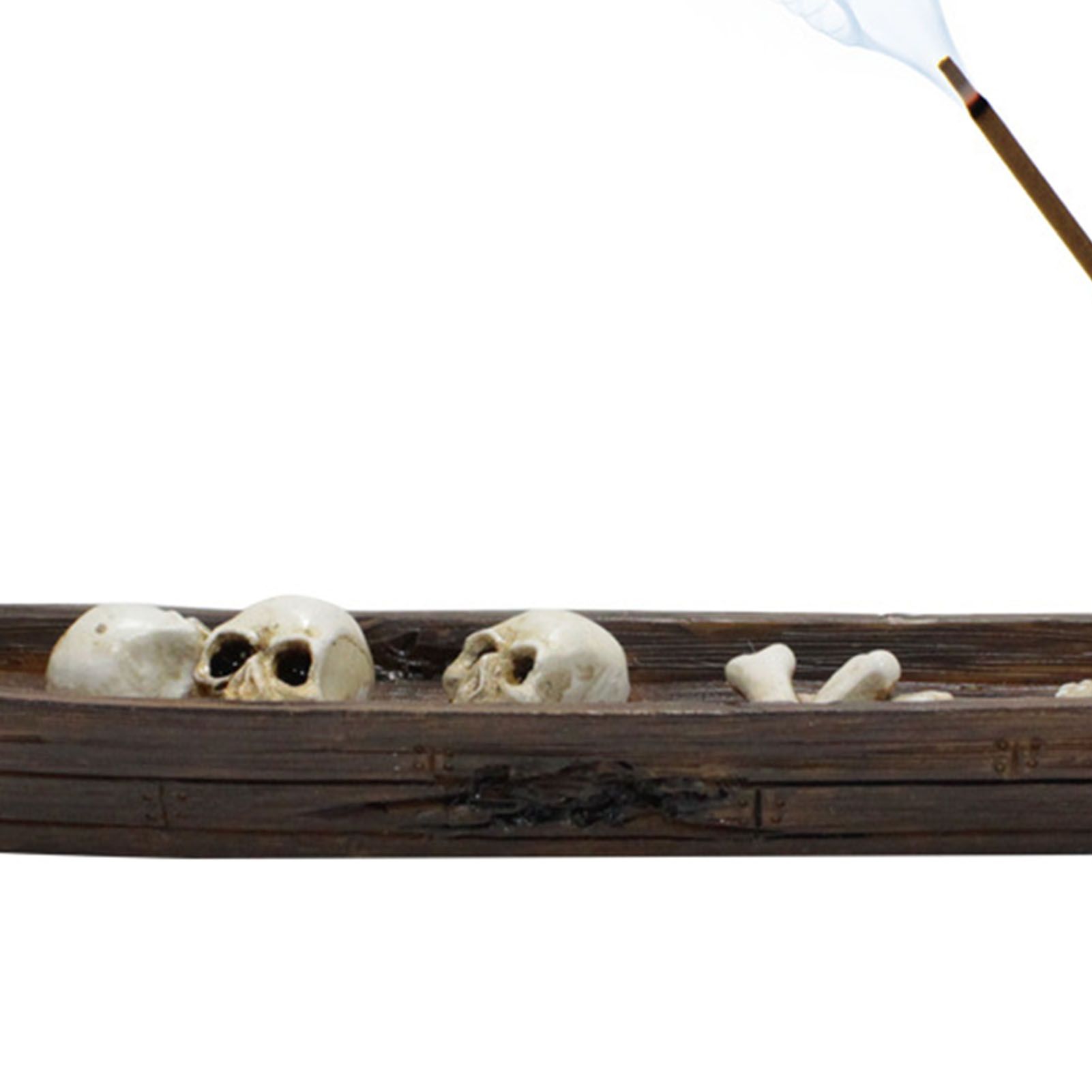 Skeleton Boat Incense Burner Holder Creative Incense Ash Catcher Tray Incense view 7
