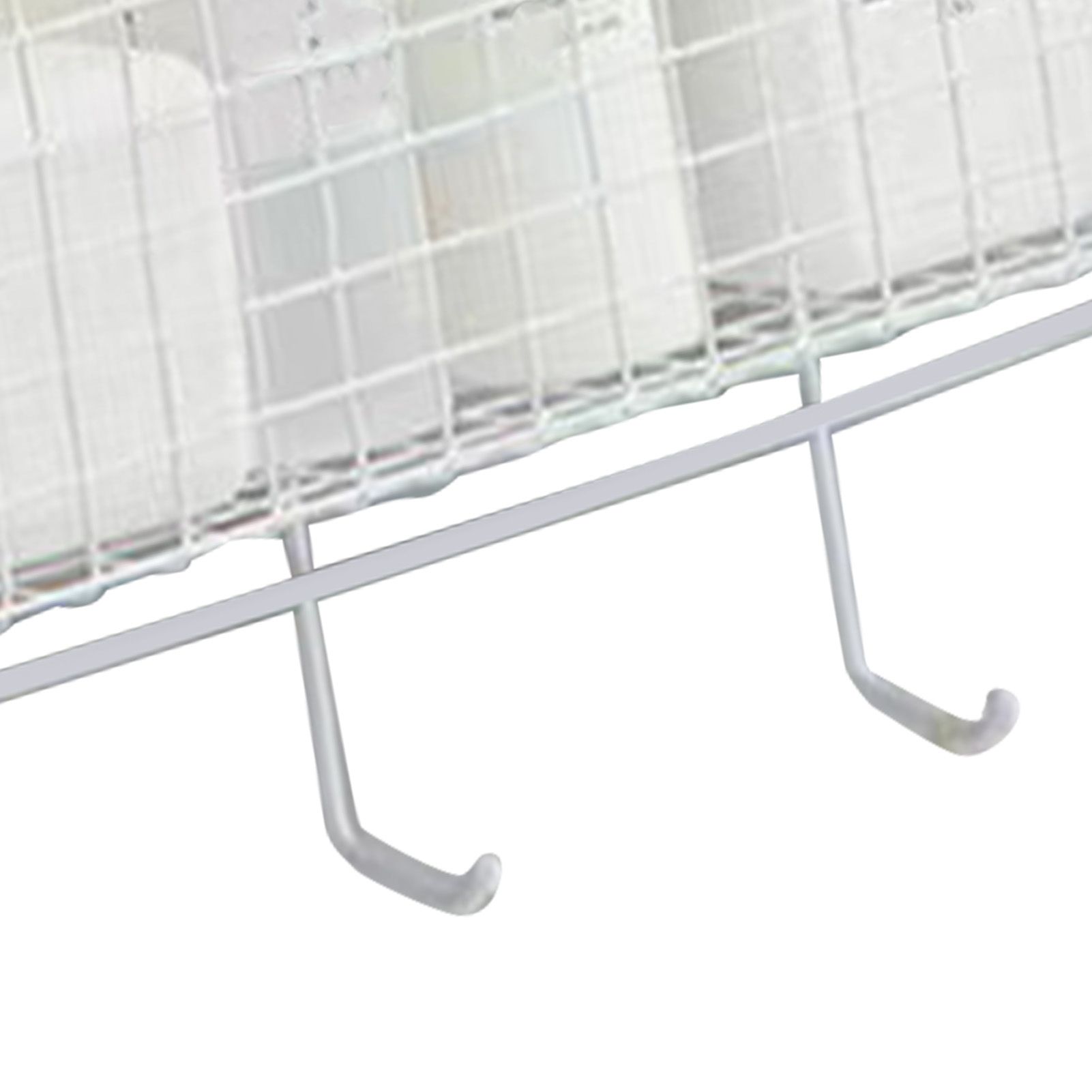 Wall Mount Storage Basket Multifunctional Iron Wall Hanging Organizer Rack view 2