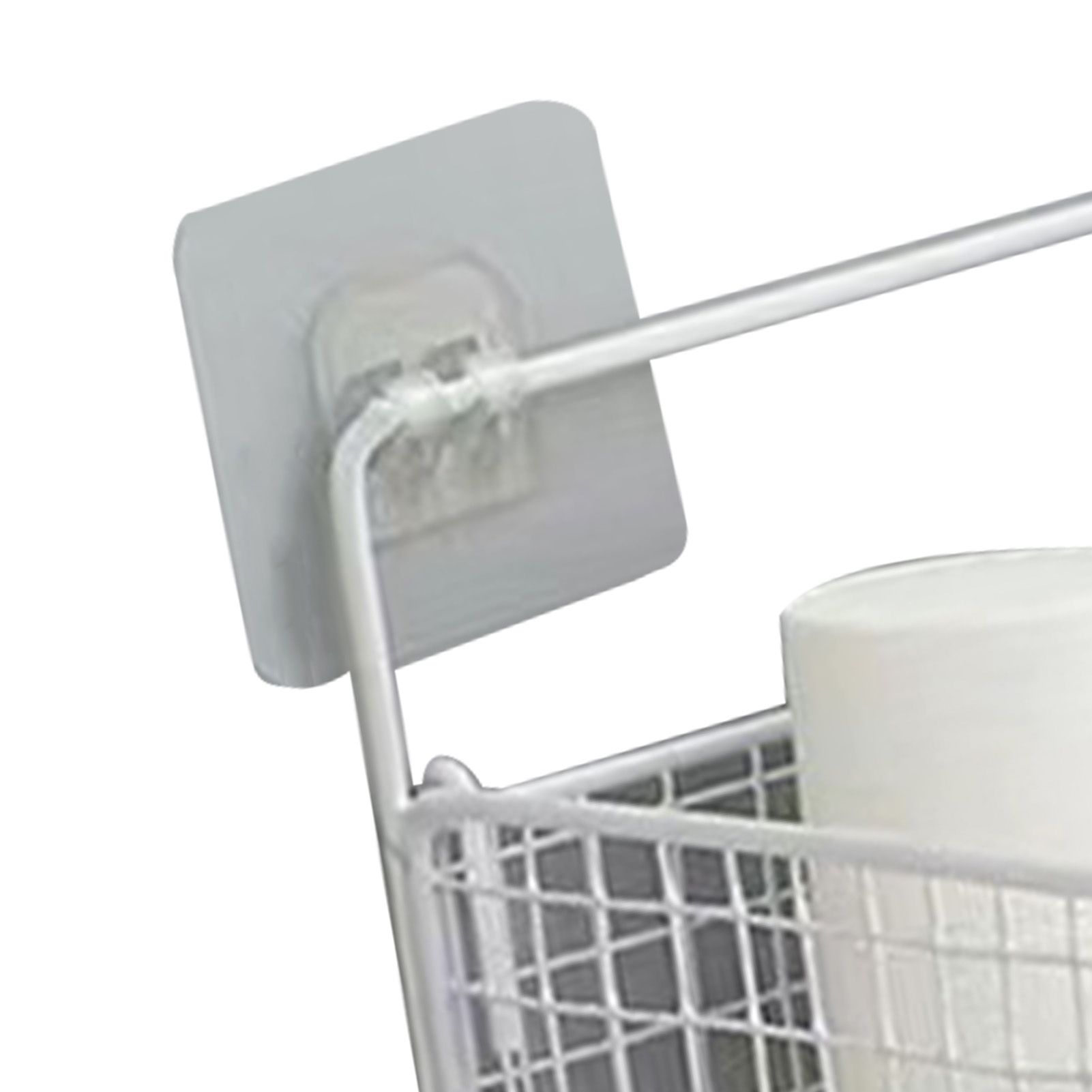 Wall Mount Storage Basket Multifunctional Iron Wall Hanging Organizer Rack view 5