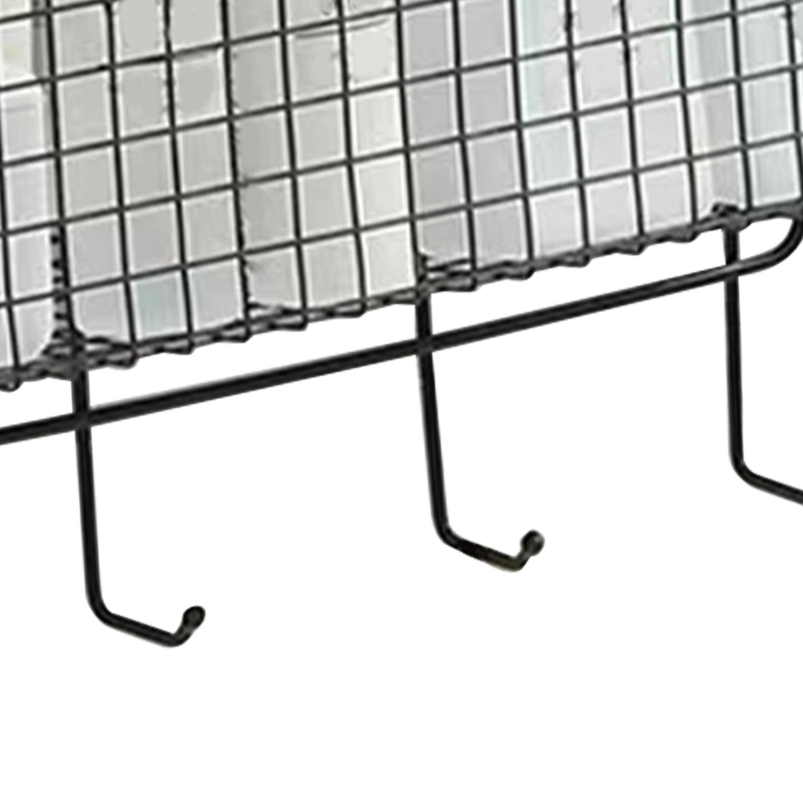 Wall Mount Storage Basket Multifunctional Iron Wall Hanging Organizer Rack view 5