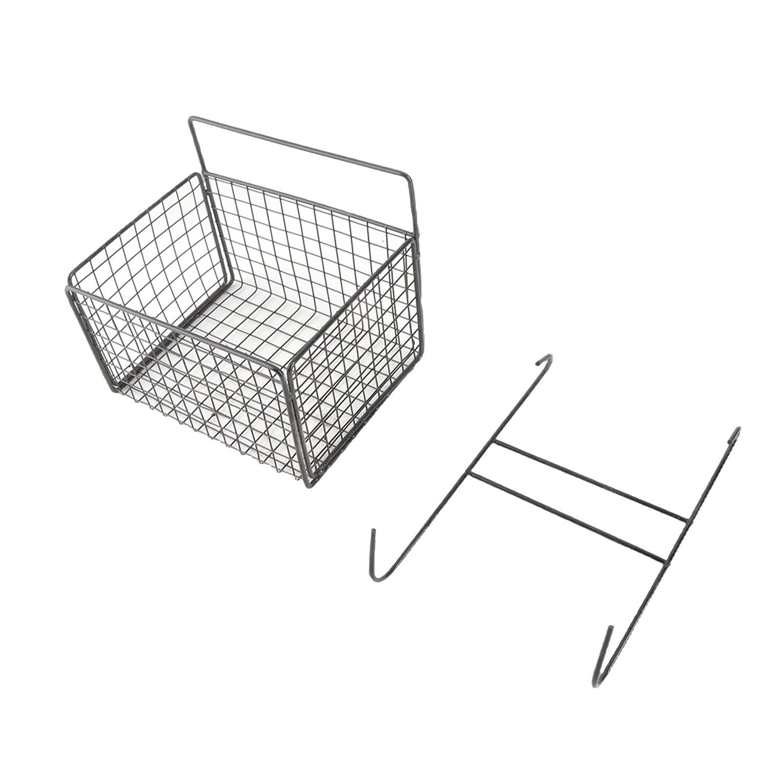 Kitchen Wall Basket Single Metal Large Capacity Space Saving Wall Mounted view 2