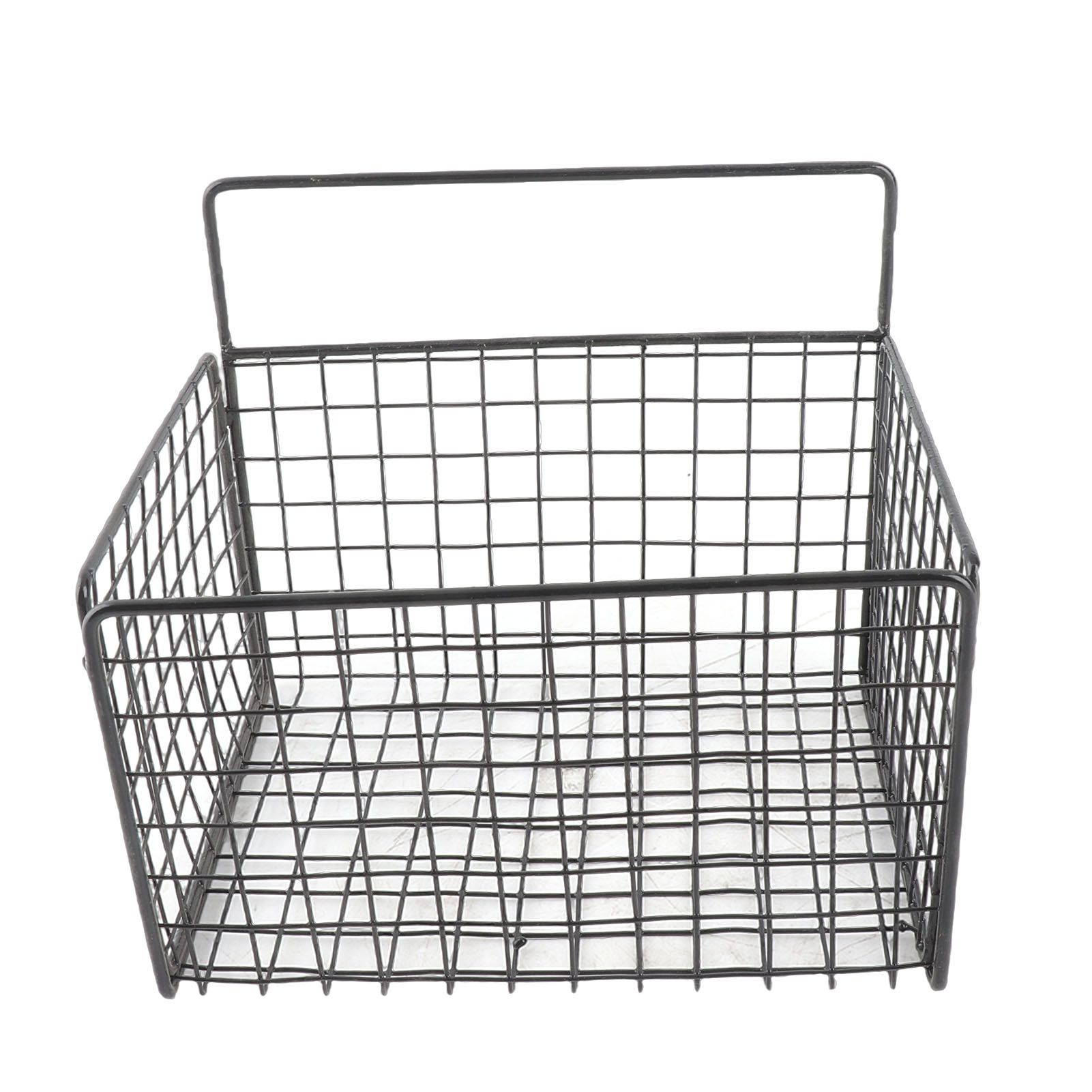 Kitchen Wall Basket Single Metal Large Capacity Space Saving Wall Mounted view 7