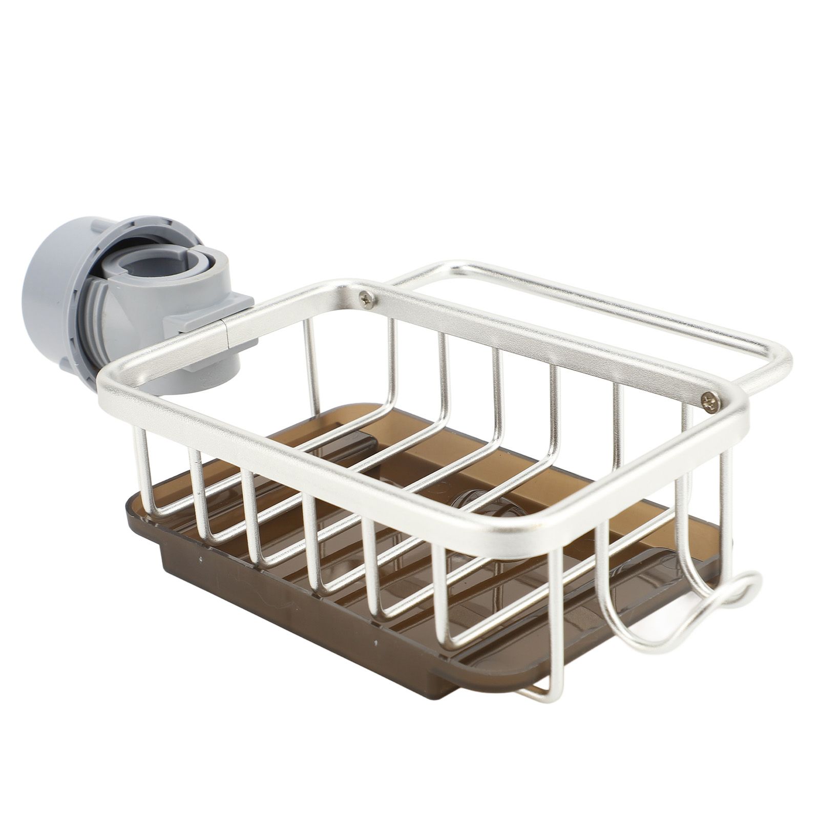 Kitchen Sink Faucet Organizer Thickened Aluminum Adjustable Multifunction view 6