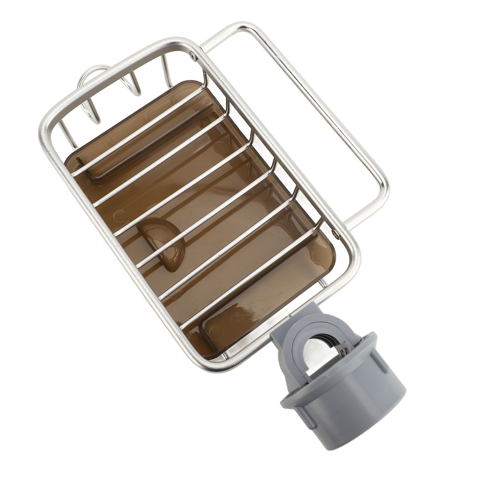 Faucet Sponge Holder Multifunctional Kitchen Sink Caddy Organizer Over Faucet view 8