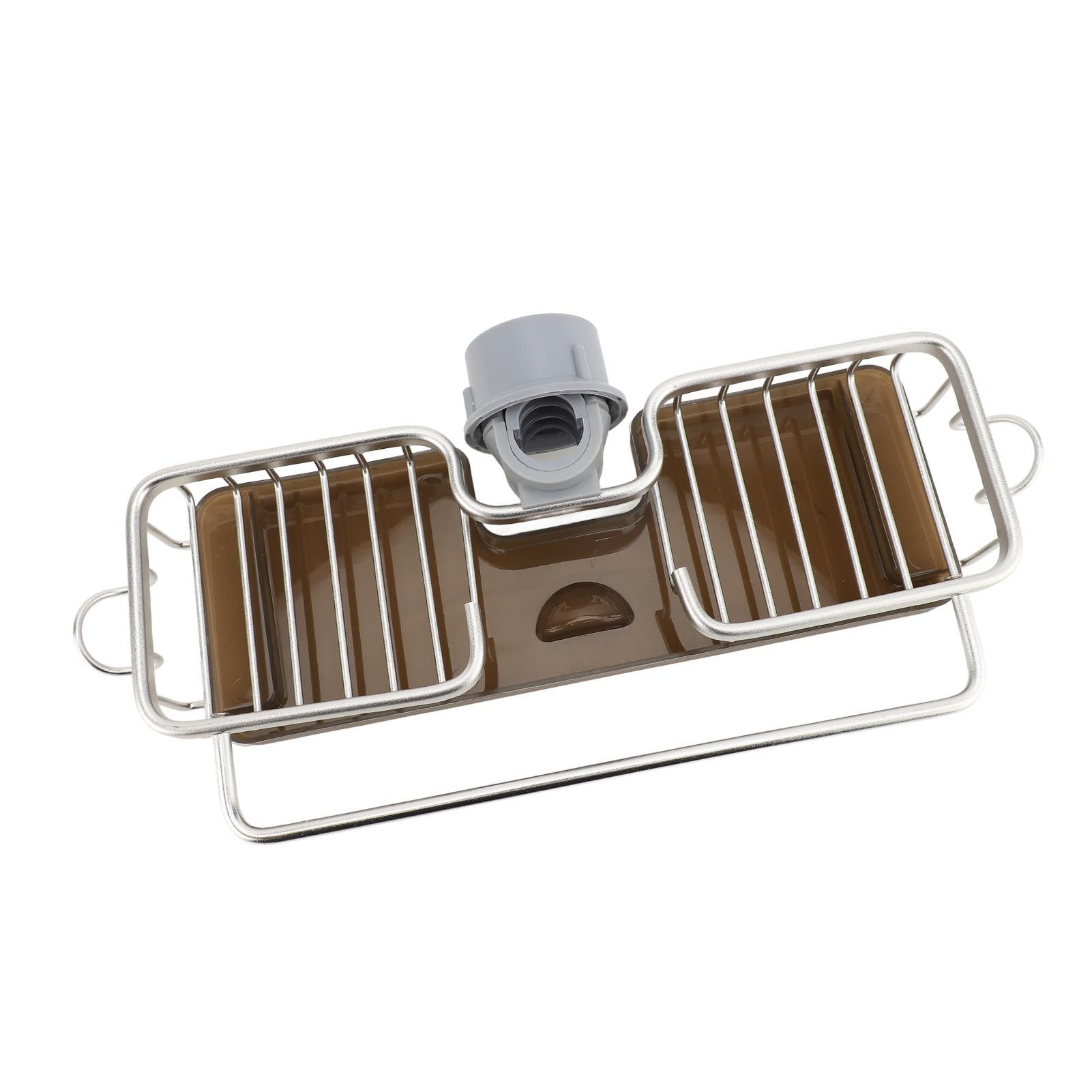 Kitchen Sink Faucet Organizer Space Aluminium Plastic Multifunctional Space view 10