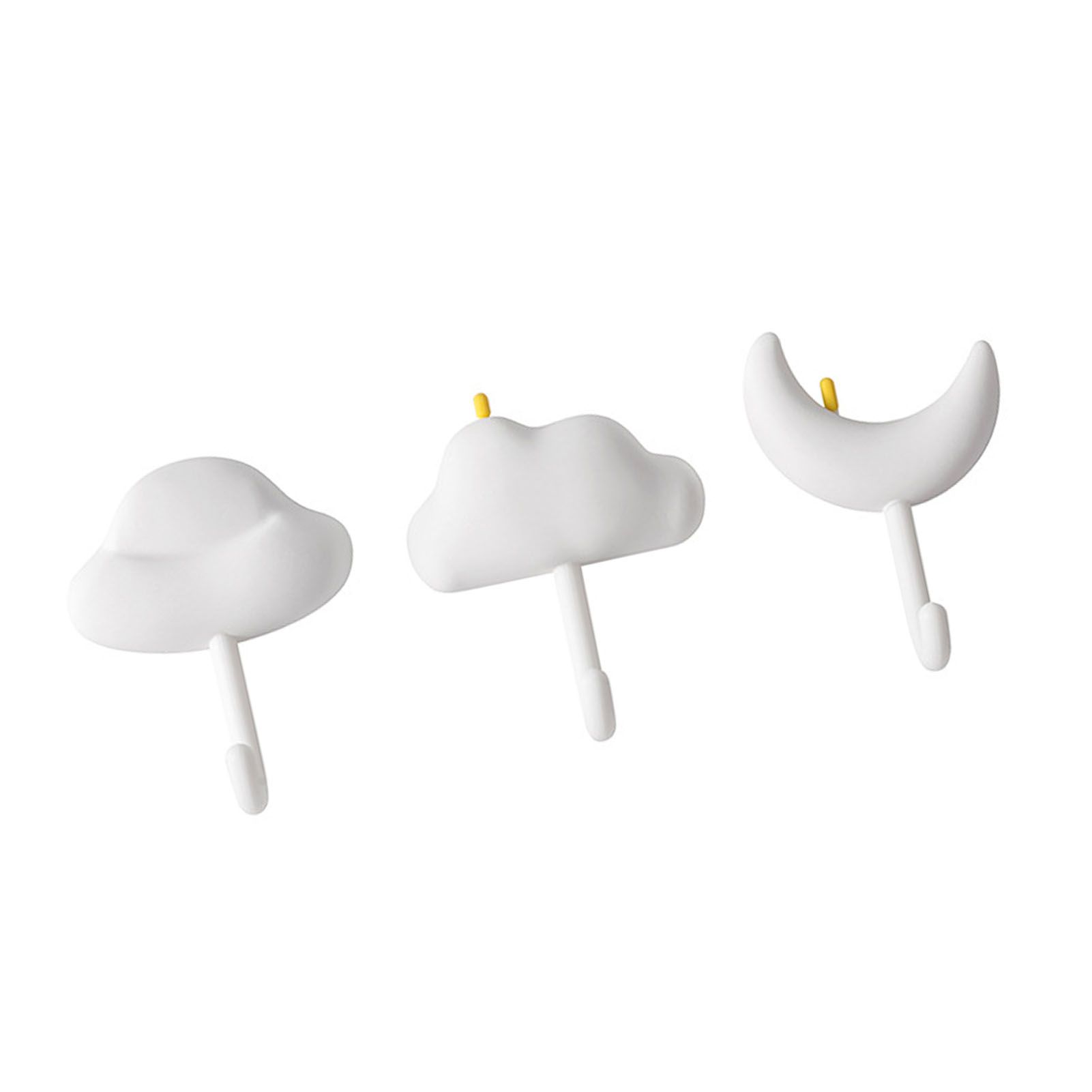 3pcs Cute Hooks Strong Load Bearing Adhesive Coat Wall Hooks for Kitchen view 4