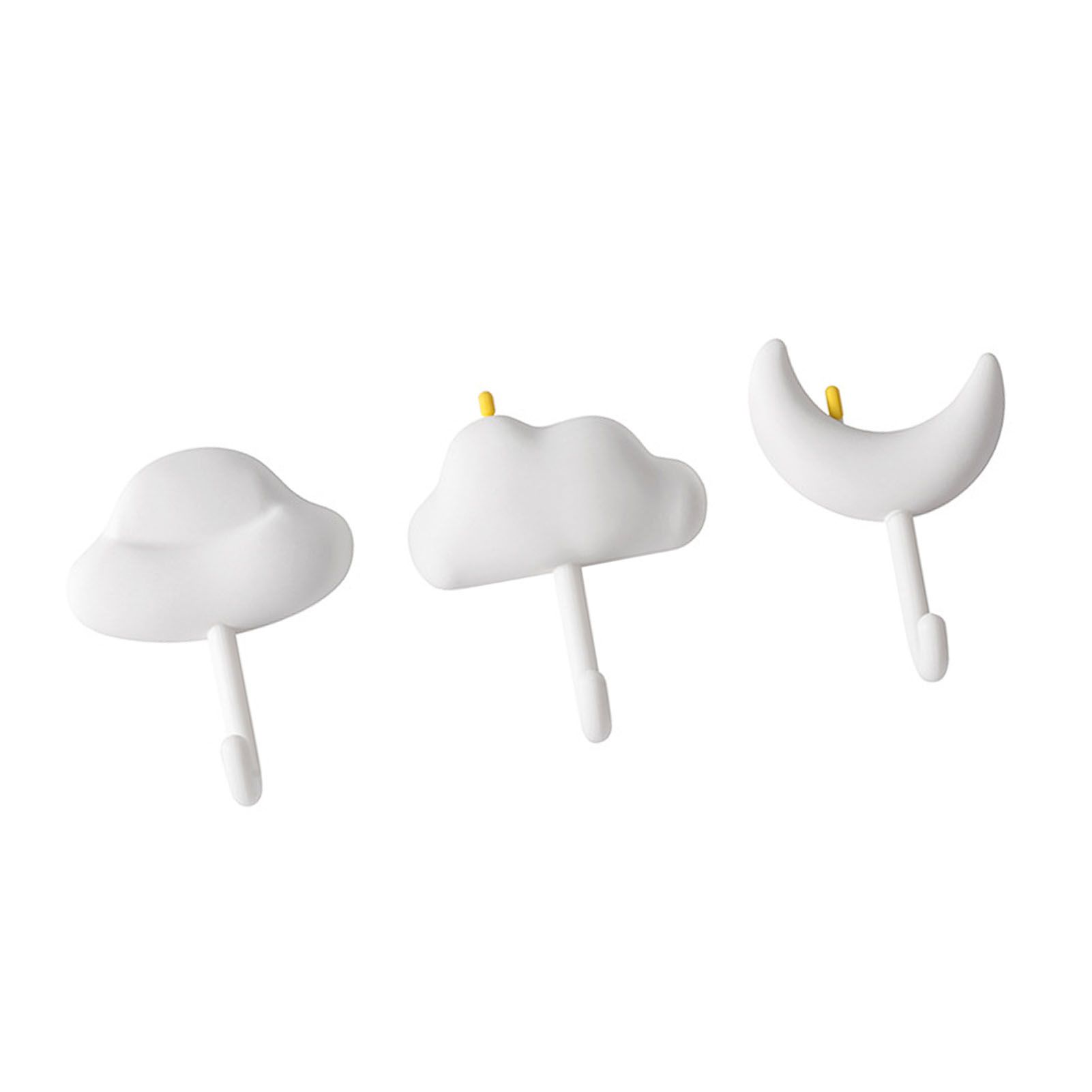 3pcs Cute Hooks Strong Load Bearing Adhesive Coat Wall Hooks for Kitchen view 7