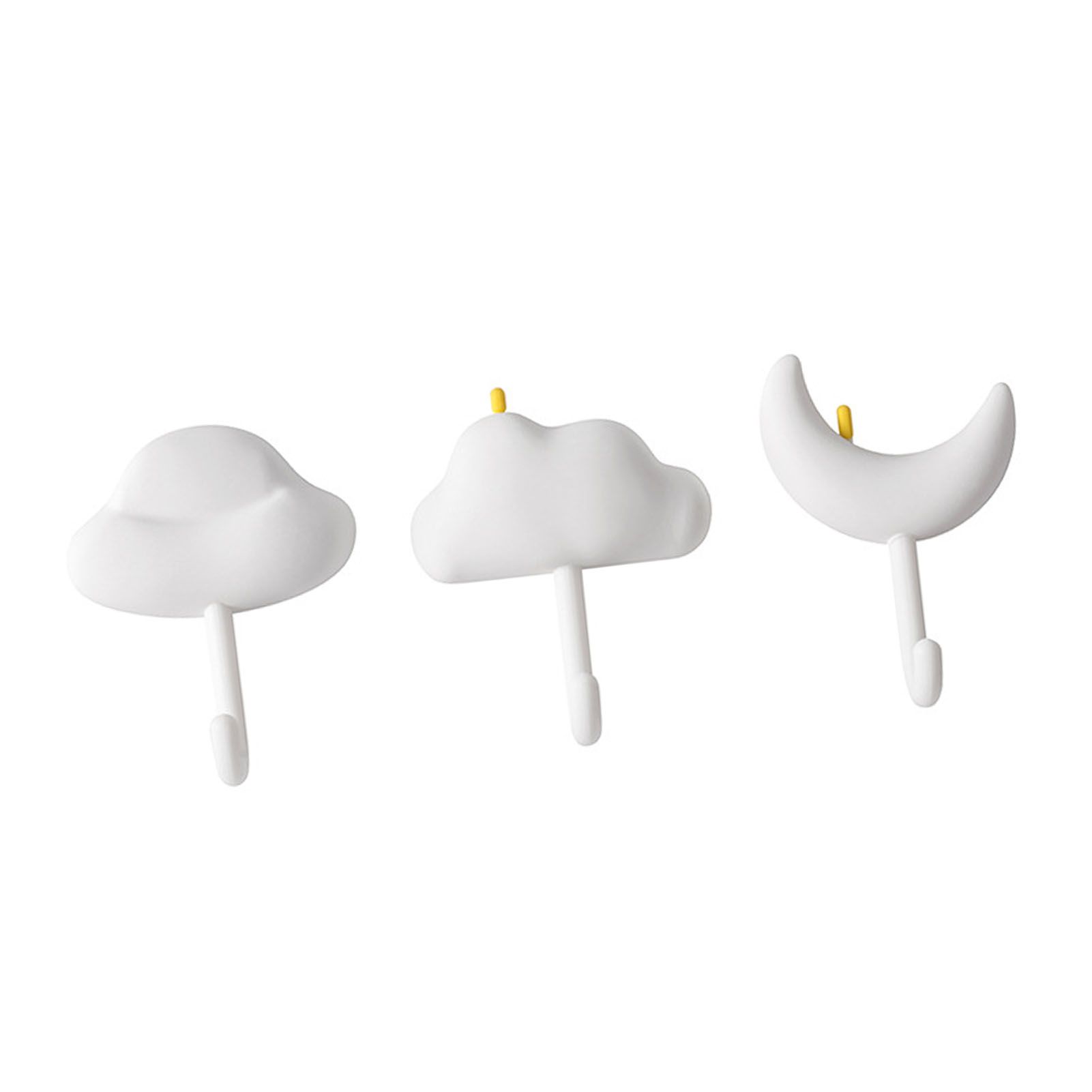 3pcs Cute Hooks Strong Load Bearing Adhesive Coat Wall Hooks for Kitchen view 9