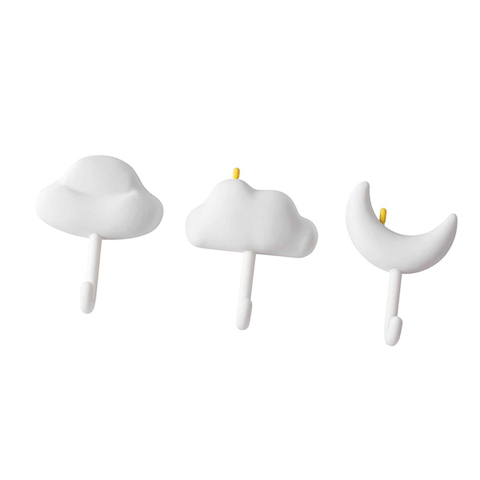3pcs Cute Hooks Strong Load Bearing Adhesive Coat Wall Hooks for Kitchen view 10