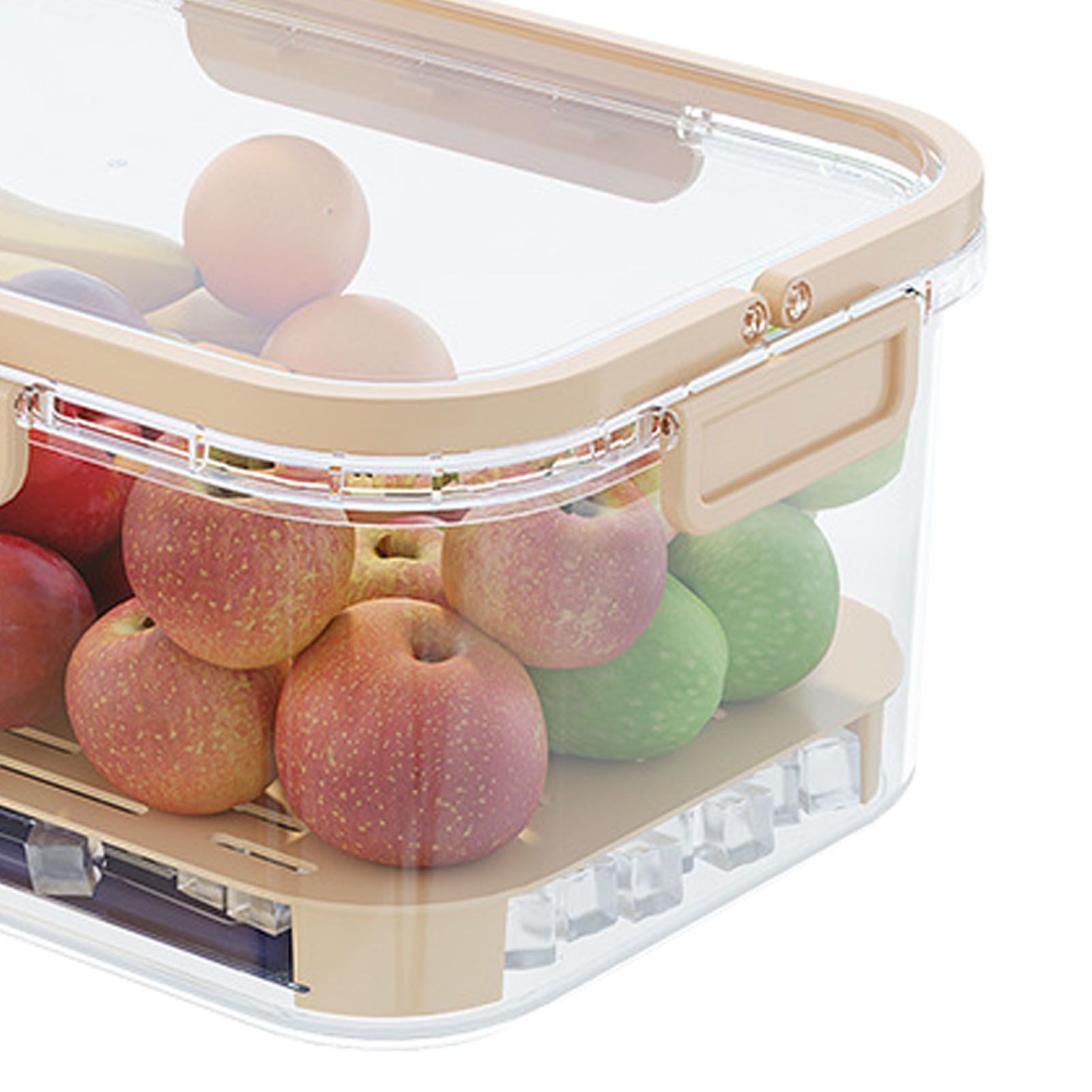 Portable Crisper Box Multipurpose Large Capacity Rectangular Food Grade view 2