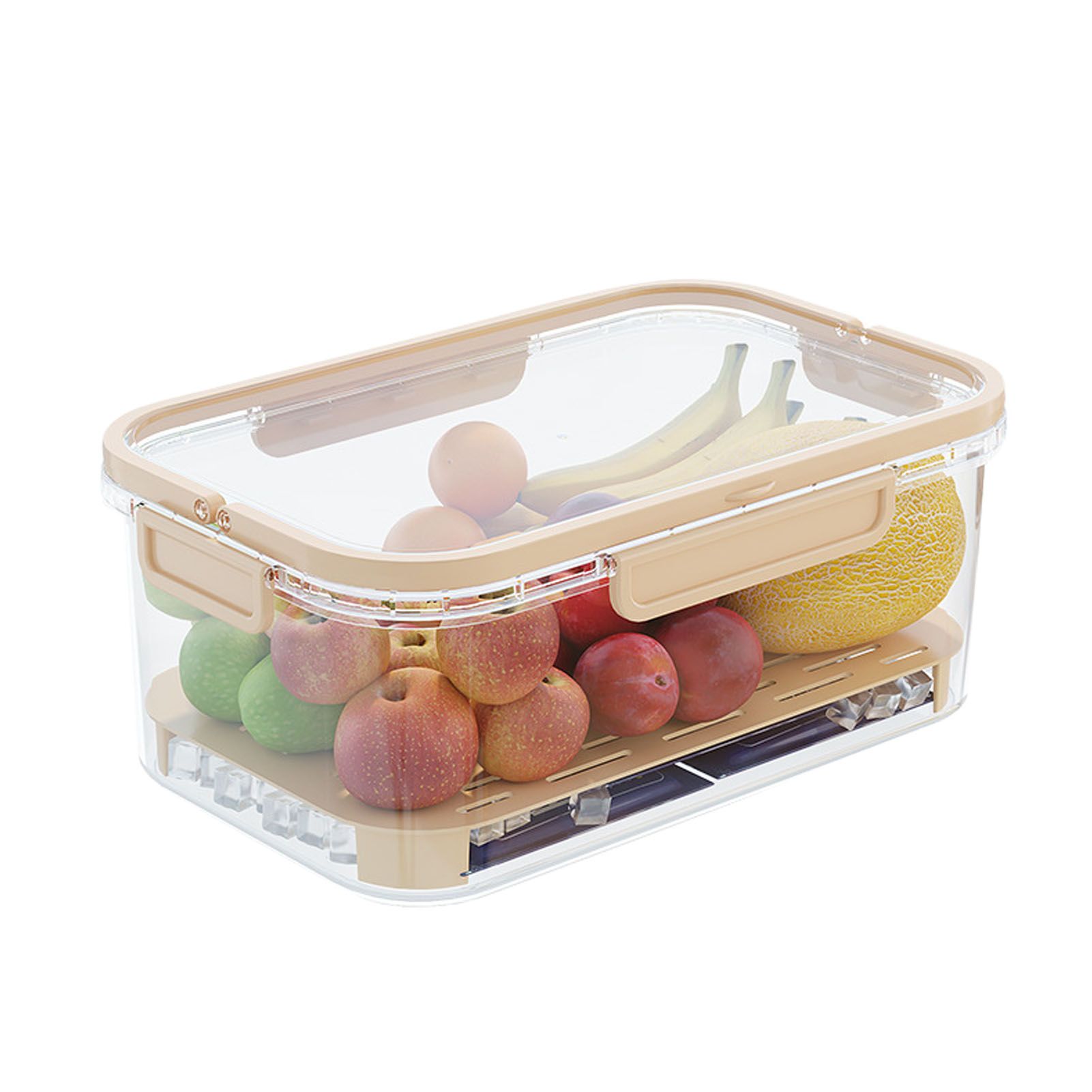Portable Crisper Box Multipurpose Large Capacity Rectangular Food Grade view 6
