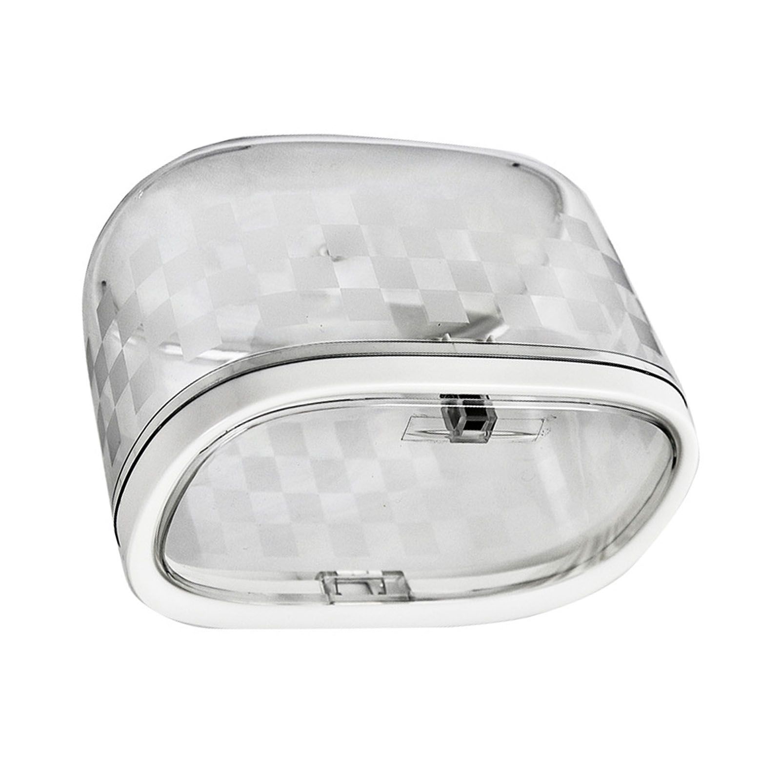 Desktop Trash Can Plastic Press Desktop Trash Can Car Bedroom Transparent view 7