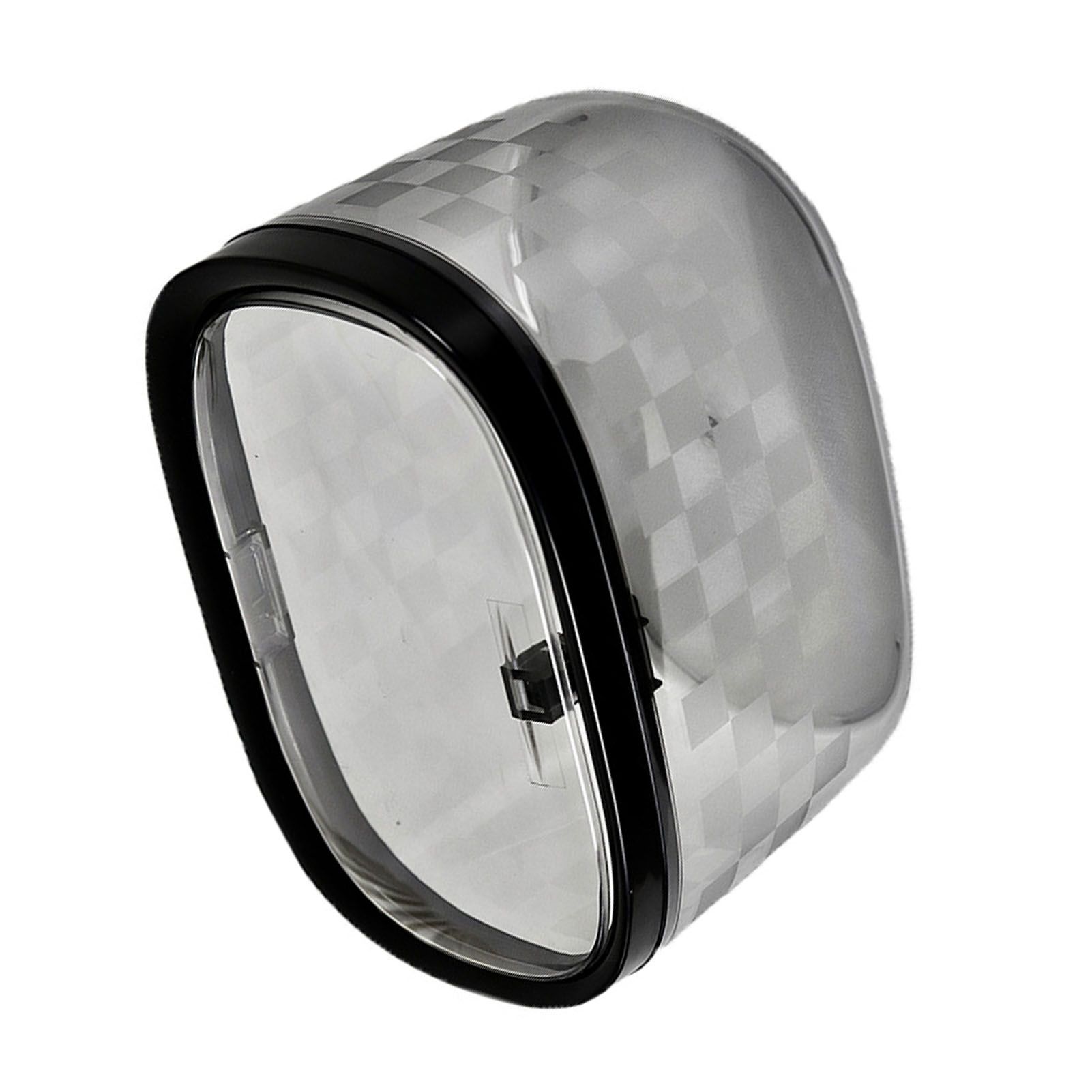 Desktop Trash Can Plastic Press Desktop Trash Can Car Bedroom Transparent view 2
