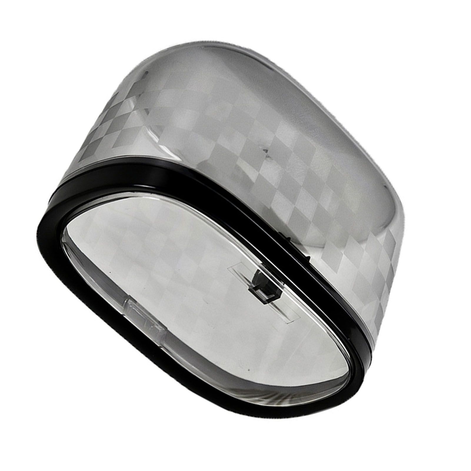 Desktop Trash Can Plastic Press Desktop Trash Can Car Bedroom Transparent view 5