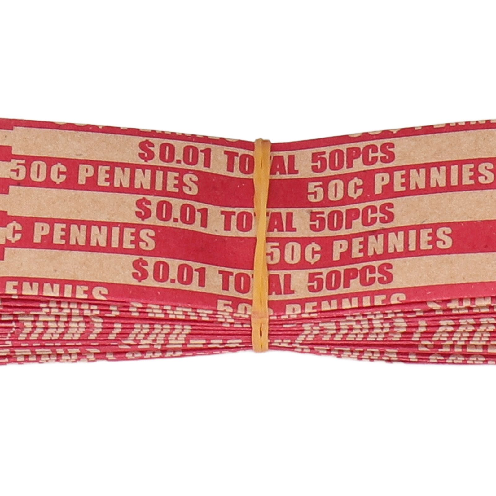 300pcs Coin Wrapper Anti Breakage Preformed Coin Paper Tube for Manual Filling view 5
