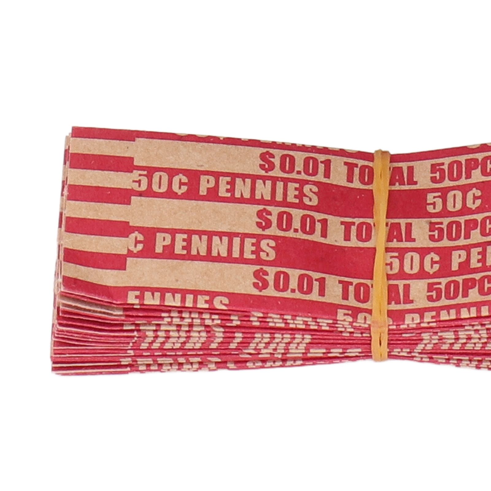 300pcs Coin Wrapper Anti Breakage Preformed Coin Paper Tube for Manual Filling view 7