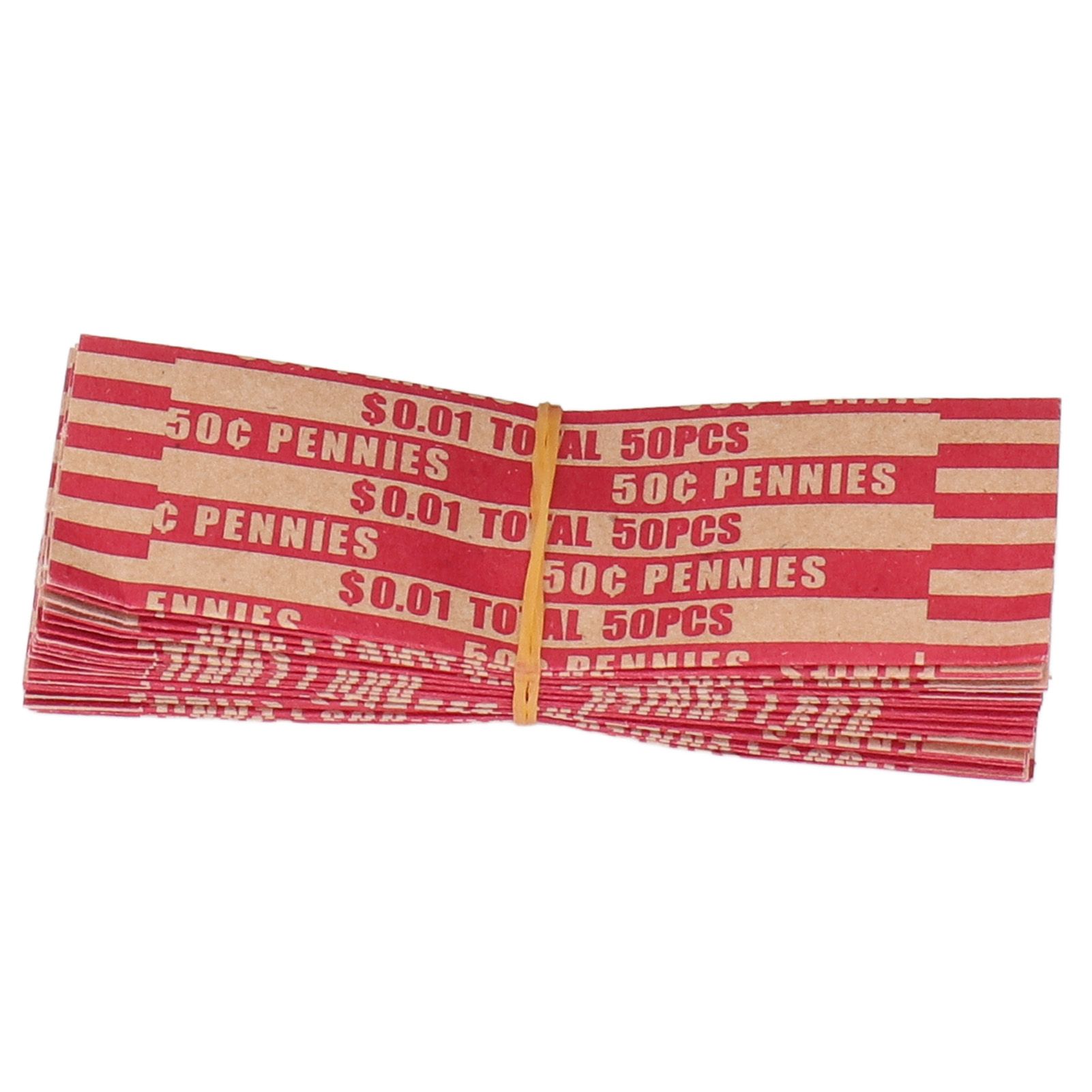300pcs Coin Wrapper Anti Breakage Preformed Coin Paper Tube for Manual Filling view 8