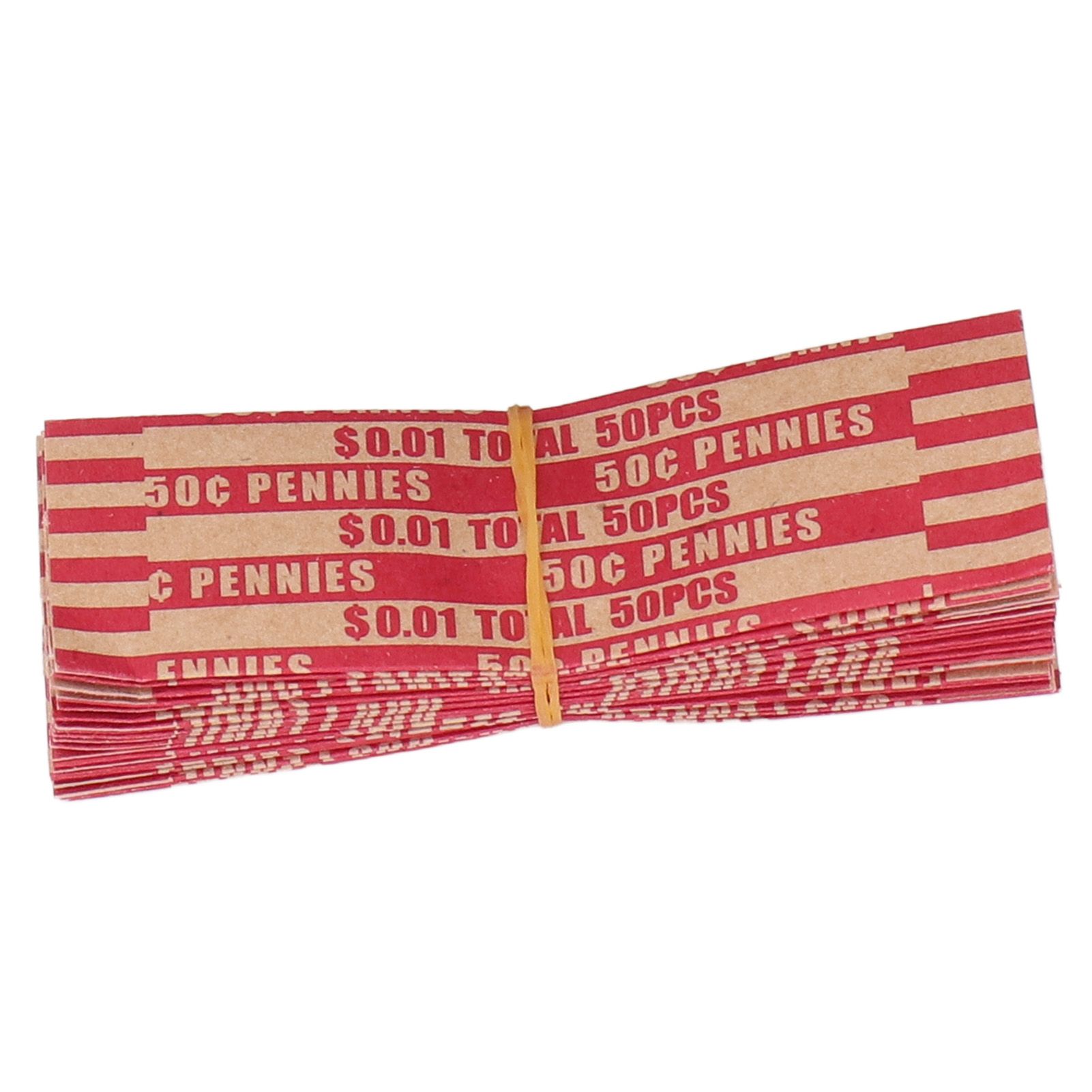300pcs Coin Wrapper Anti Breakage Preformed Coin Paper Tube for Manual Filling view 9