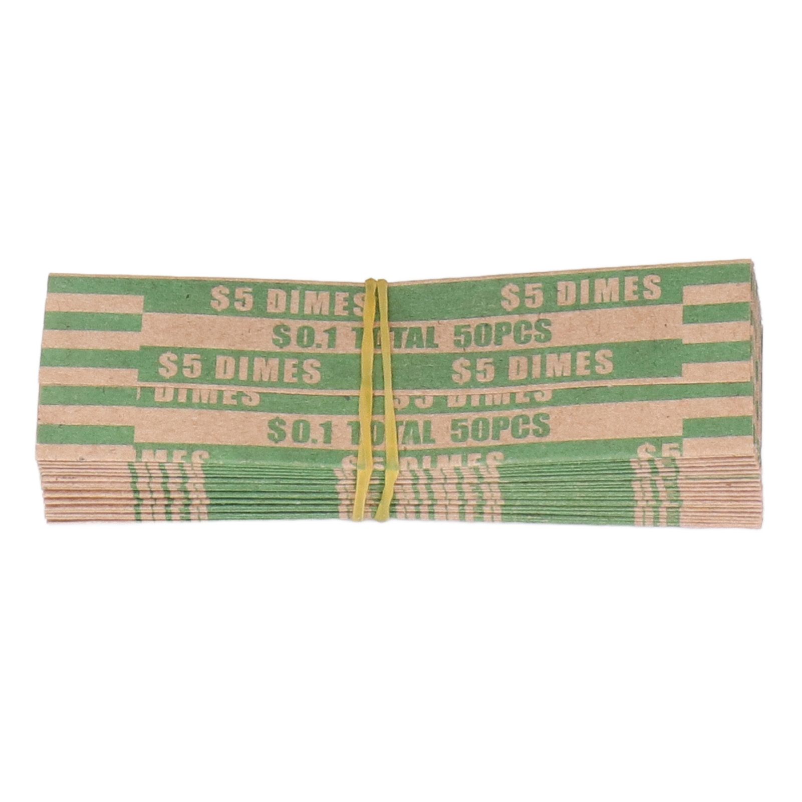 300pcs Coin Wrapper Anti Breakage Preformed Coin Paper Tube for Manual Filling view 3