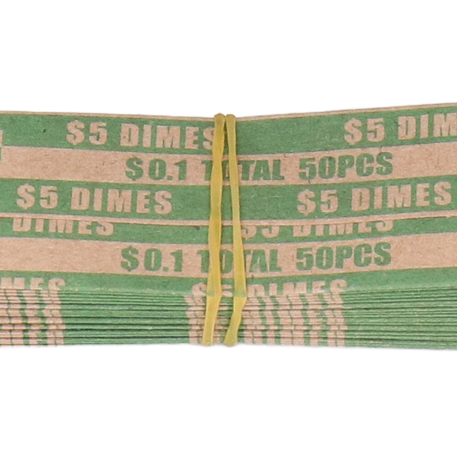 300pcs Coin Wrapper Anti Breakage Preformed Coin Paper Tube for Manual Filling view 5