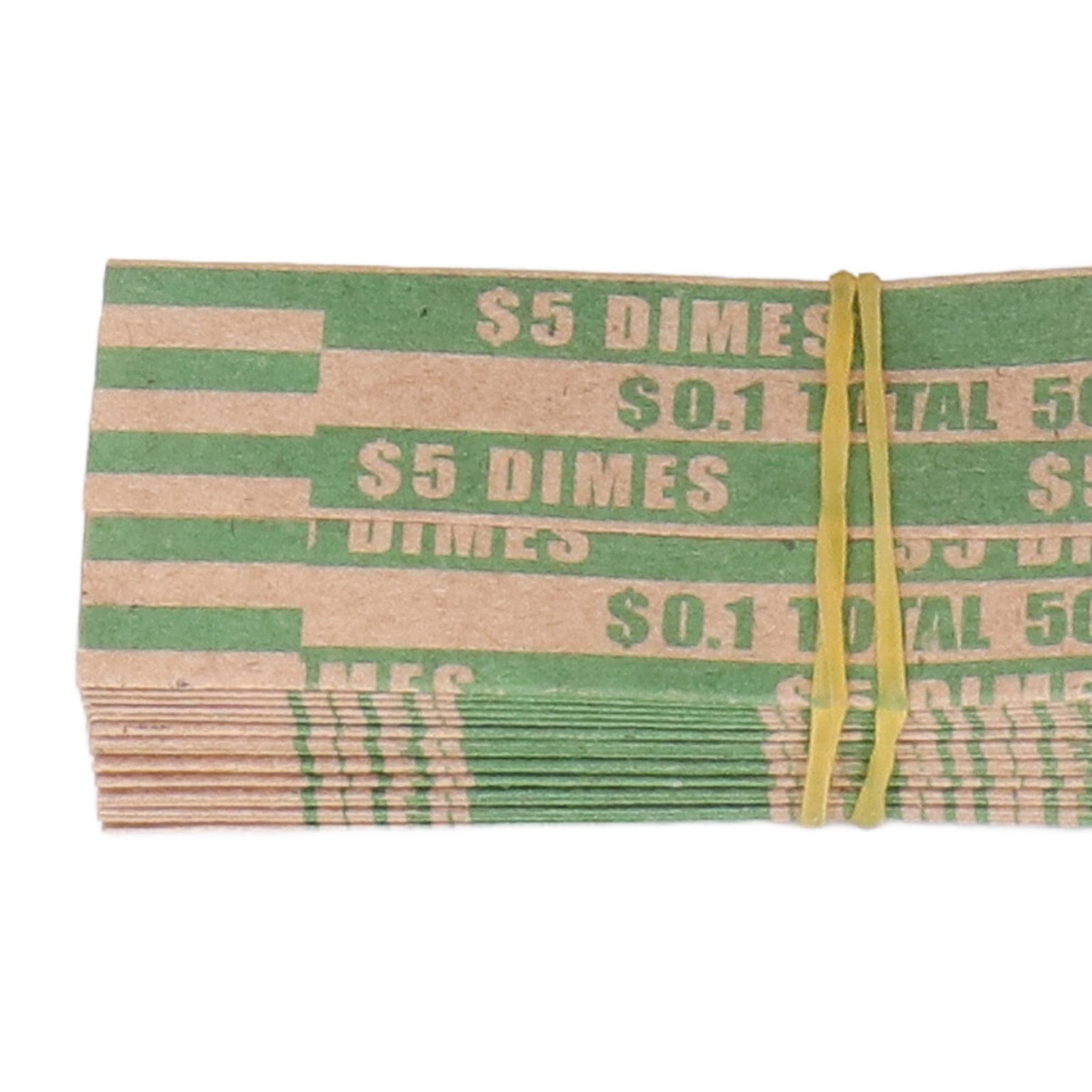 300pcs Coin Wrapper Anti Breakage Preformed Coin Paper Tube for Manual Filling view 7